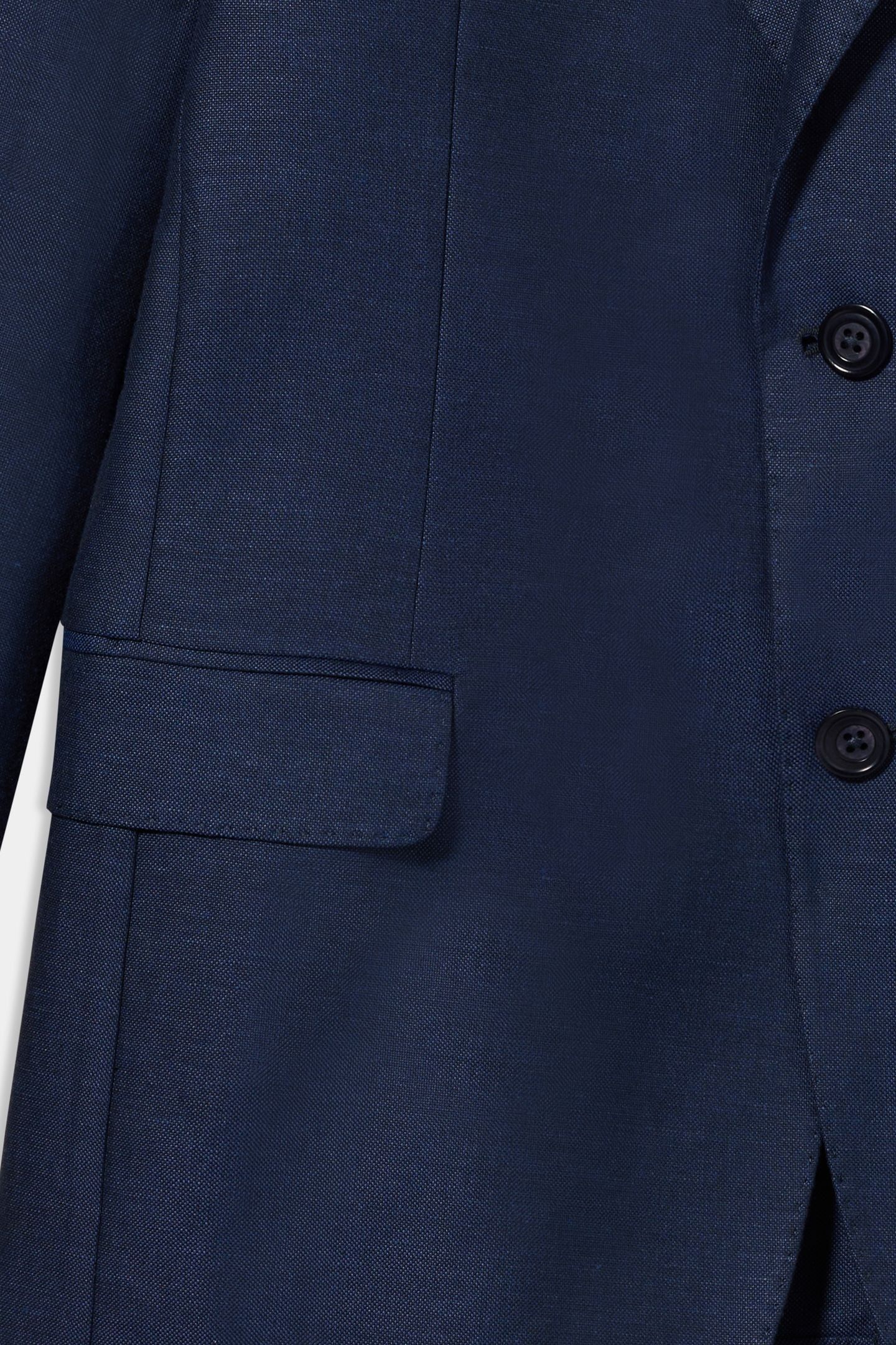 JACKET REGULAR LINING LINEN BLUE 4
