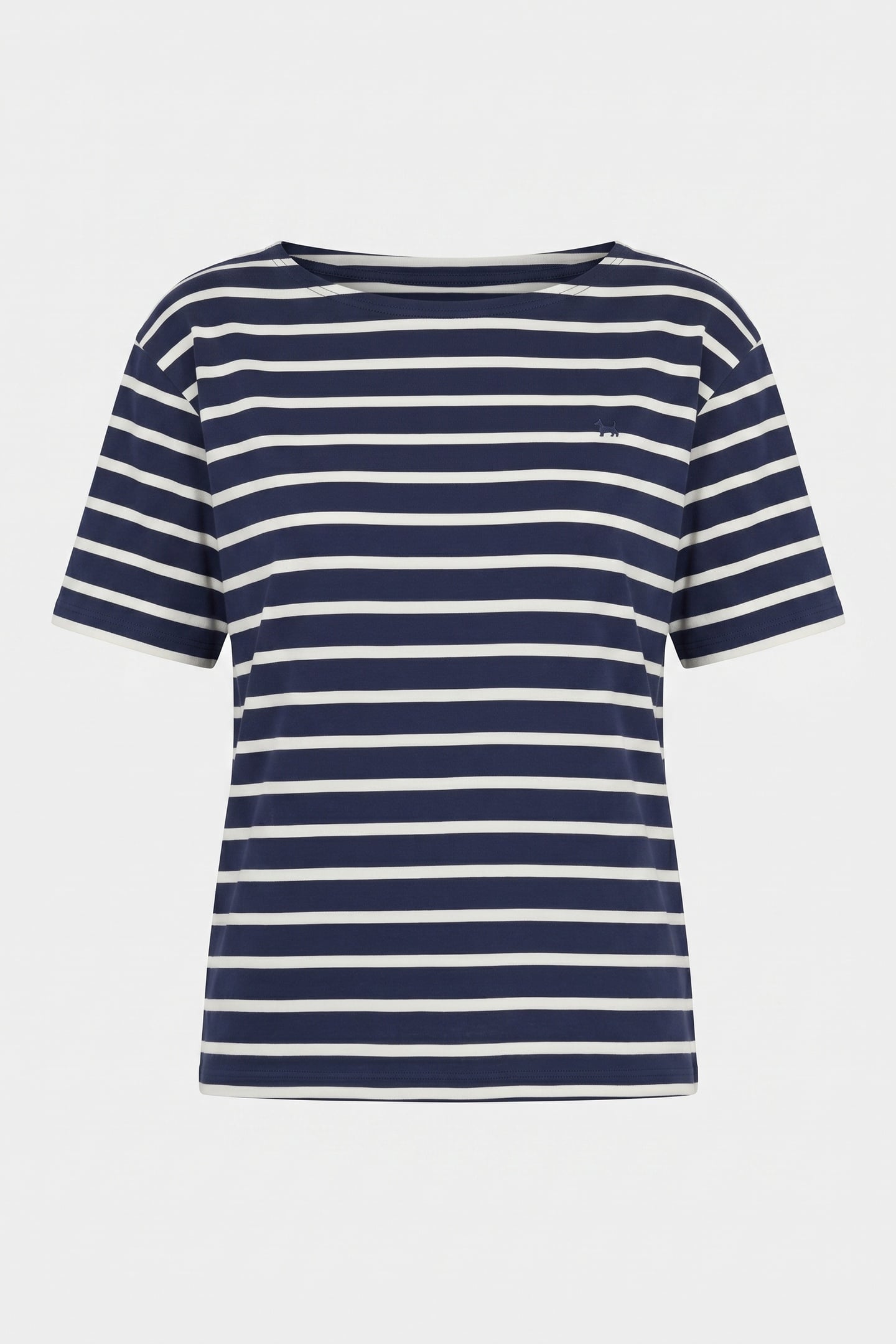 LOGOED T-SHIRT COTTON WHITE 5