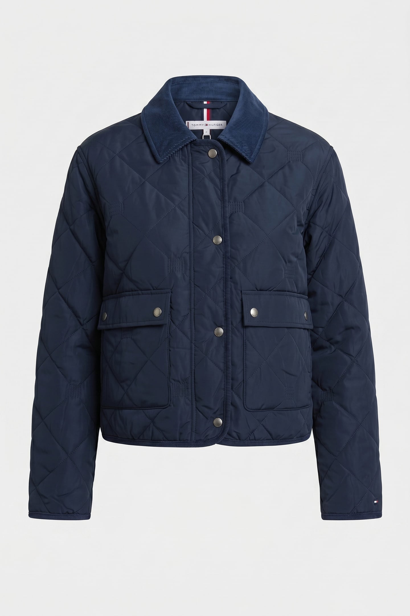 PADDED FLAG QUILTED JACKET DARK NIGHT NAVY 3