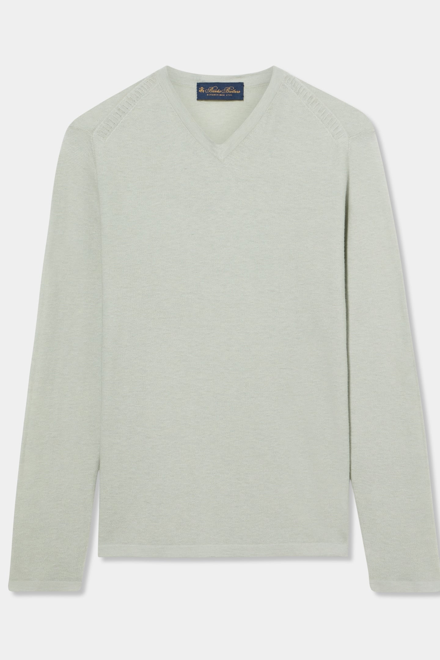 V-NECK ORGANIC COTTON TEAL 3
