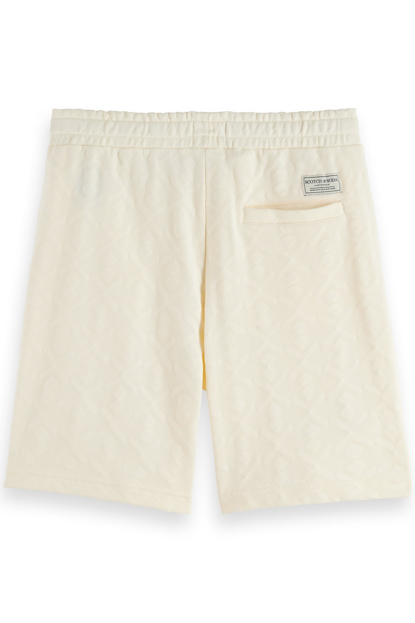 JACQUARD TERRY SWEATSHORTS EGGNOG 5