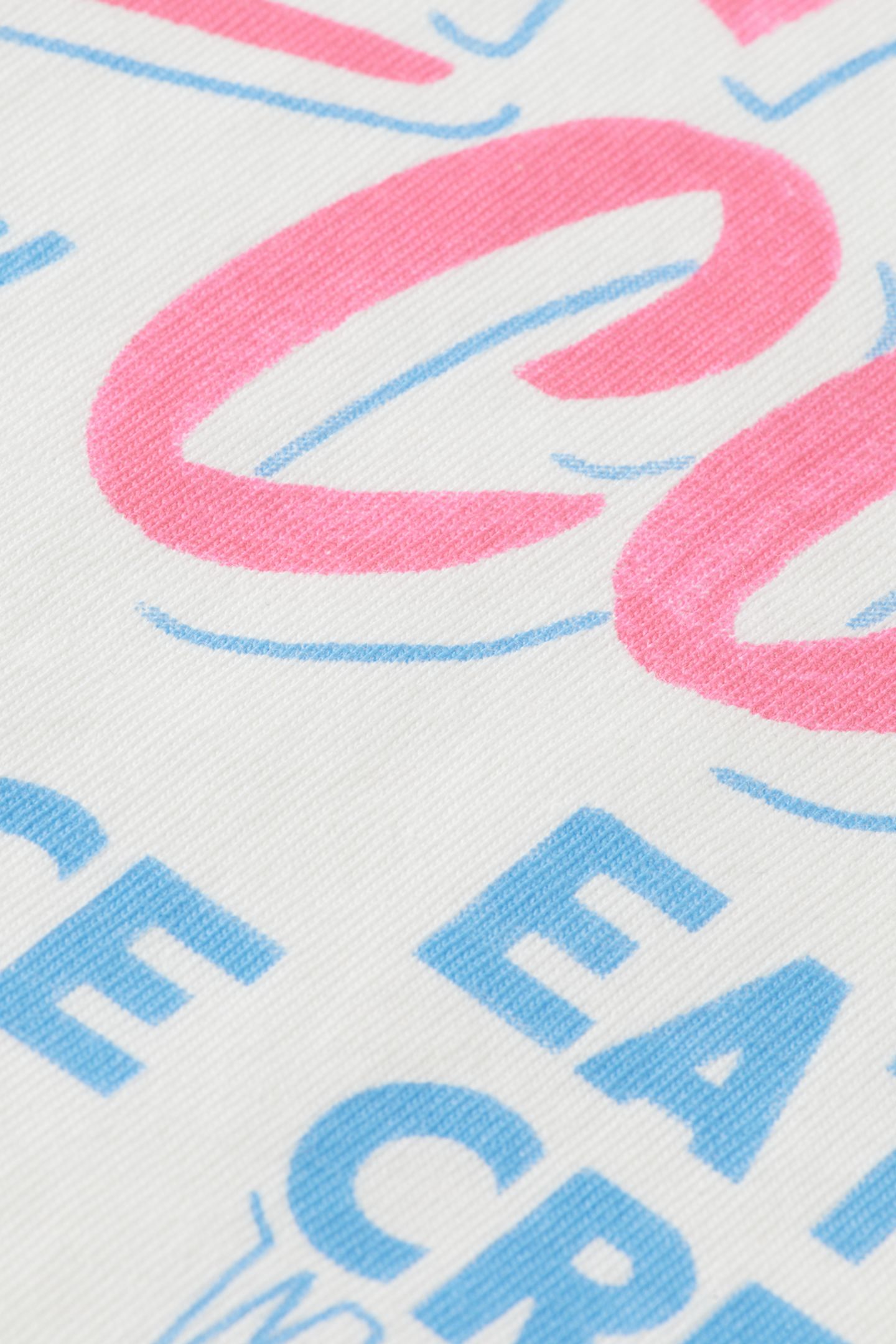 GIRL LOOSE-FIT T-SHIRT WITH FRONT ARTWORK WHITE 3