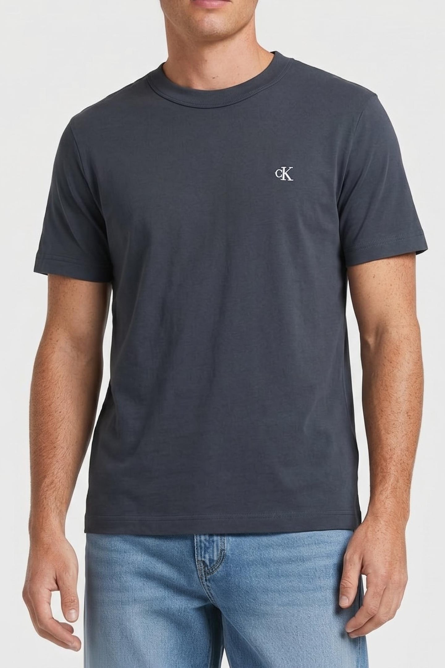 SS EASY MONOGRAM TEE HARLEM NIGHT BLUE 1