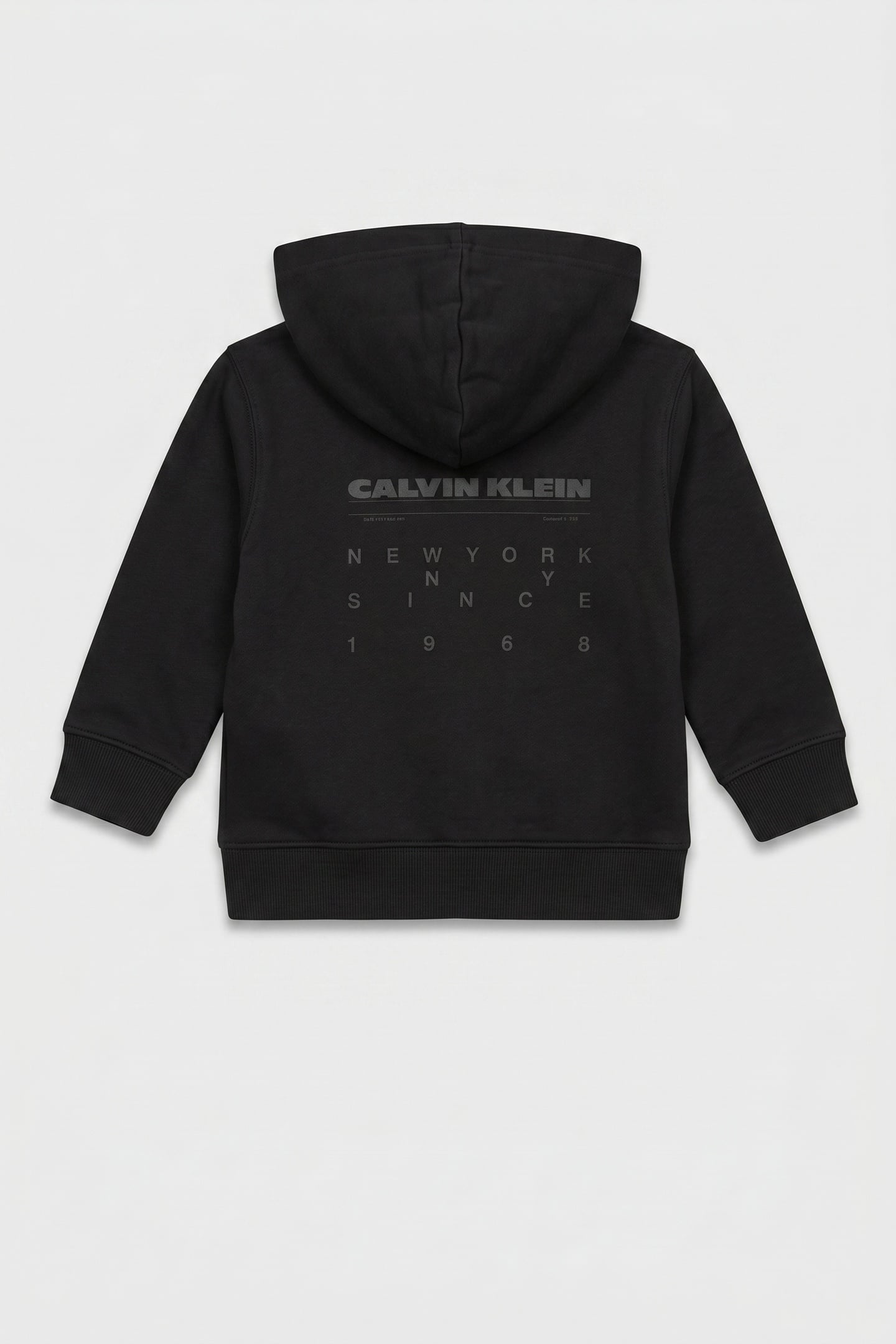 BOYS RELAXED BACK HOODIE BLACK 3