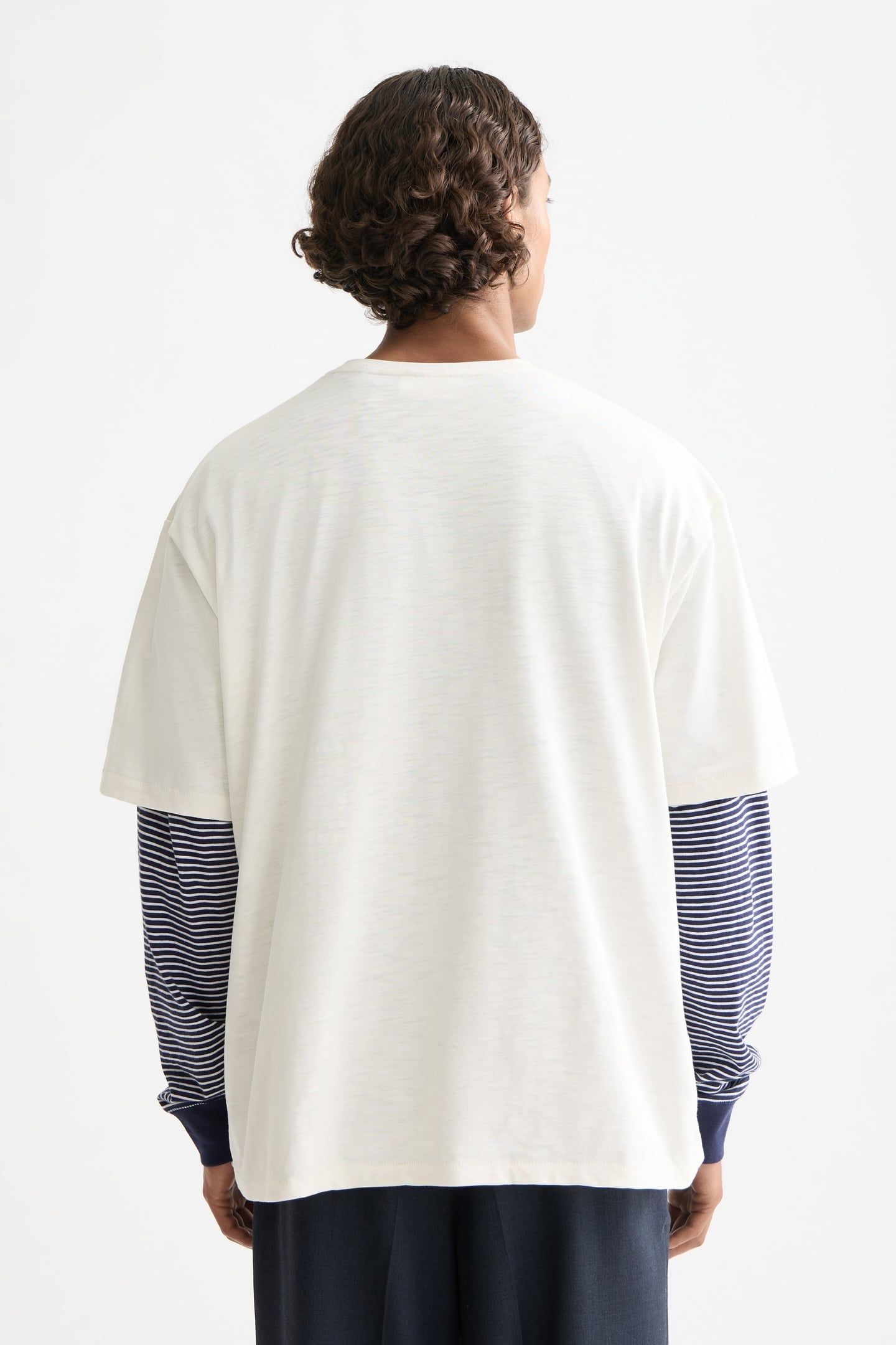 LOOSE FIT APPLIQUE T-SHIRT EGGNOG 2