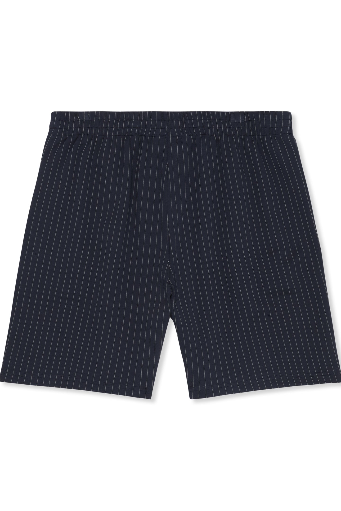 LUCCA REGULAR PINSTRIPED SHORTS BLACK IRIS / EGRET STRIPED 5