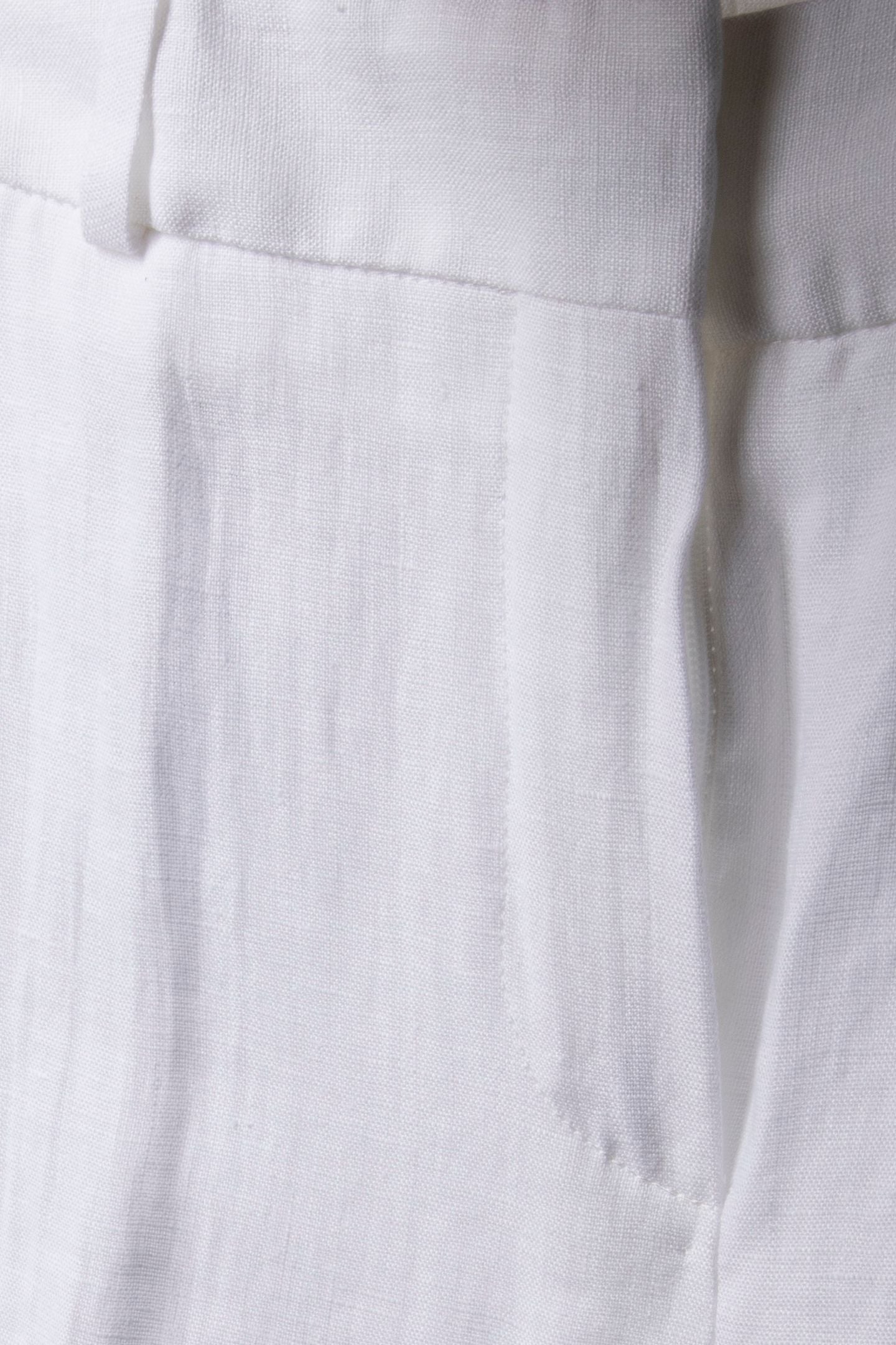 FRONT TROUSERS LINEN WHITE 7