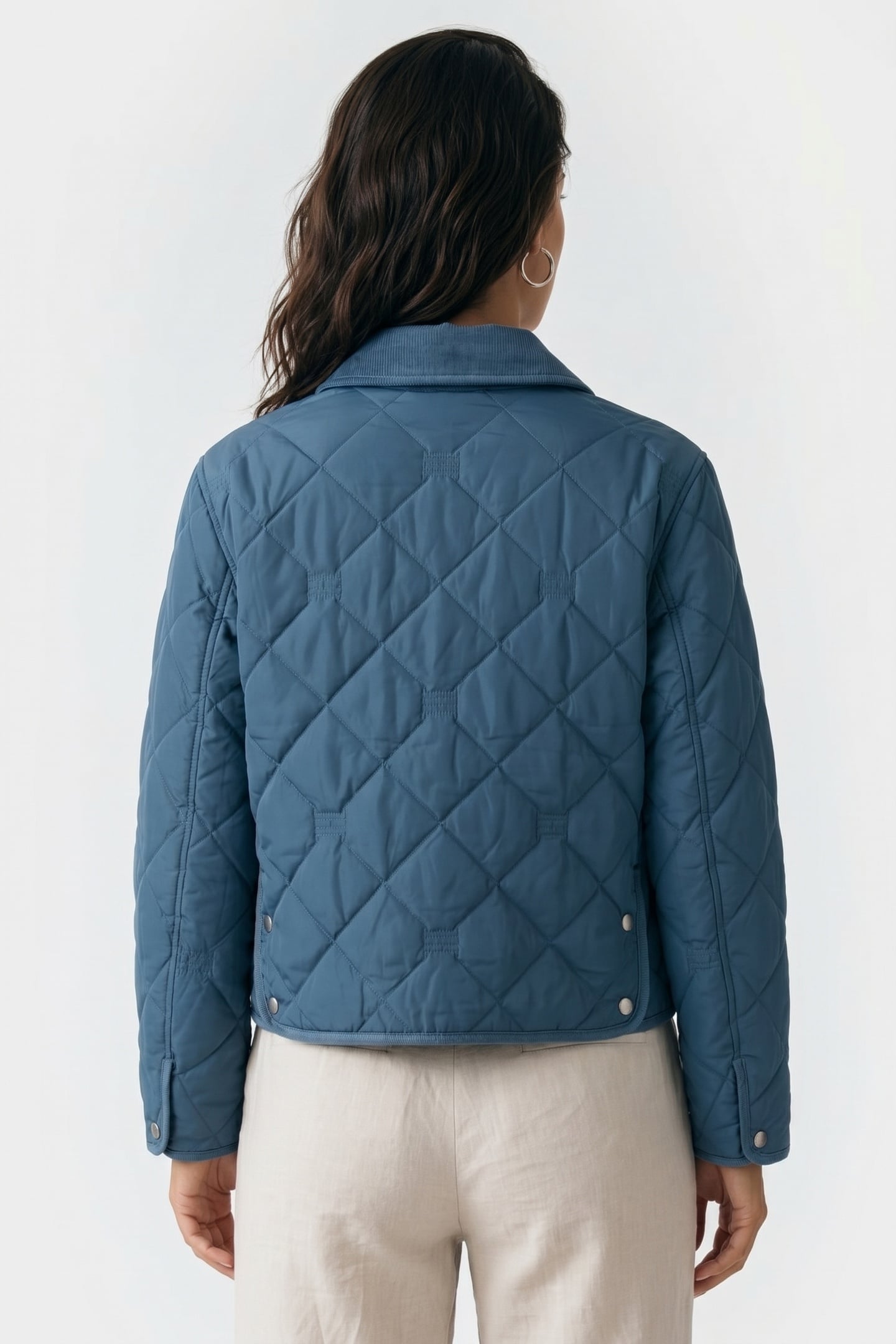 PADDED FLAG QUILTED JACKET CYCLONE HAZE 2