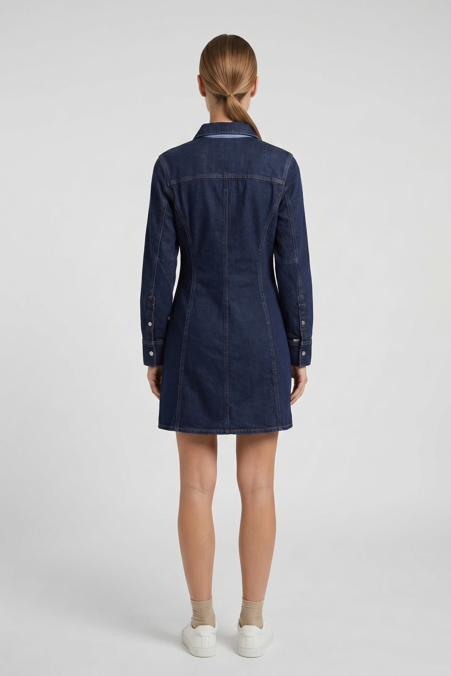 SEAMED DRESS CLASSIC CK RINSE 2