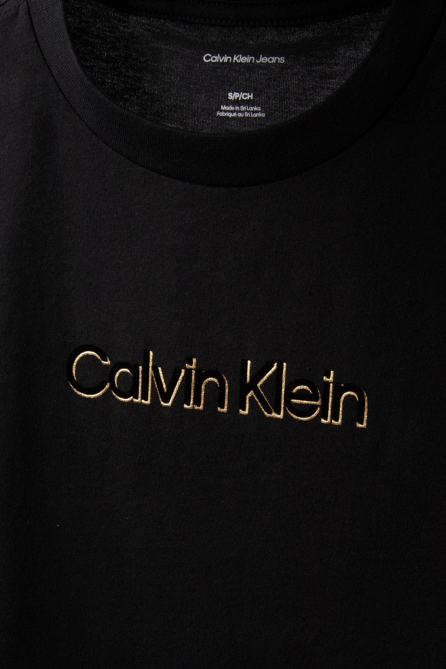 SS CLASSIC FOIL CALVIN T-SHIRT BLACK 4