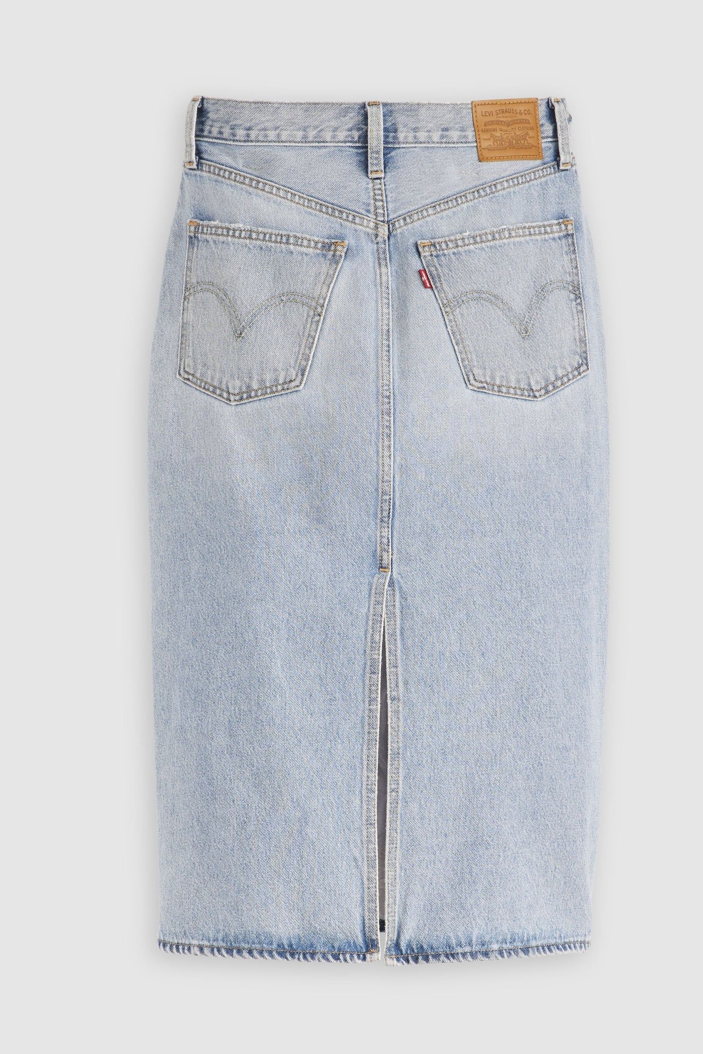 HIGH RISE BACK SLIT SKIRT 9