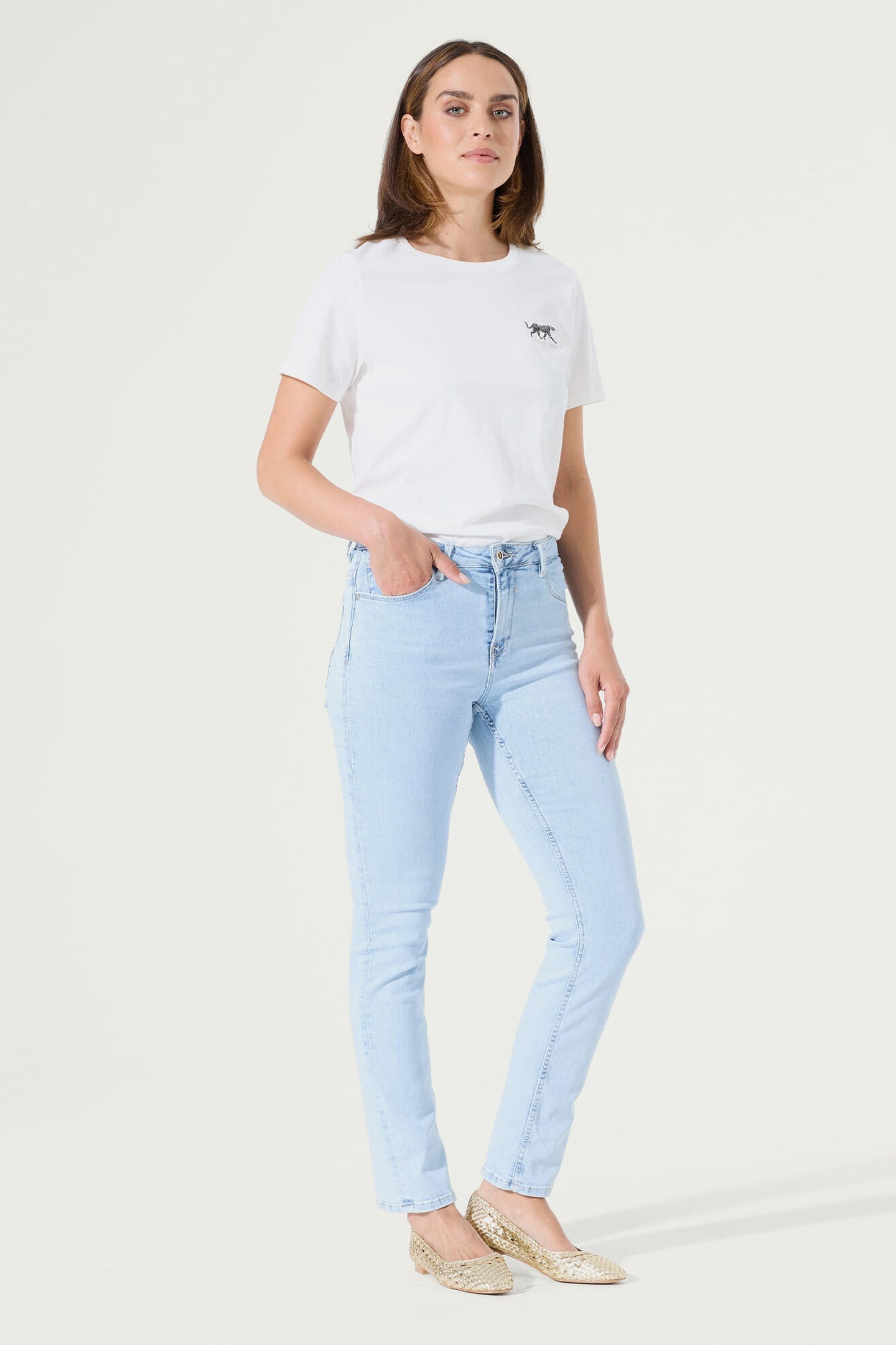 CELIA PANTS DENIM LIGHT USED 6