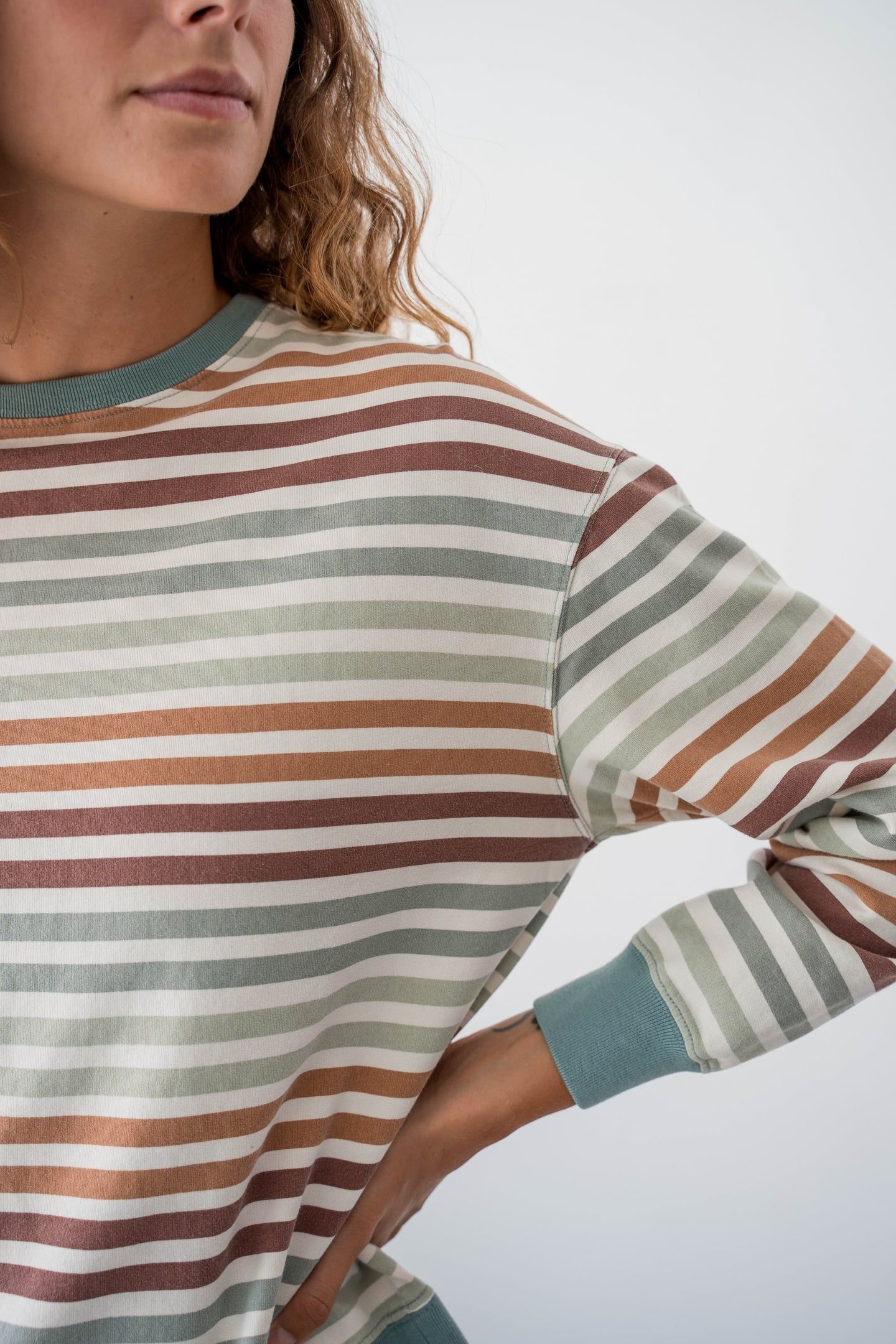 AKSI SWEATSHIRT MIXED STRIPES 3