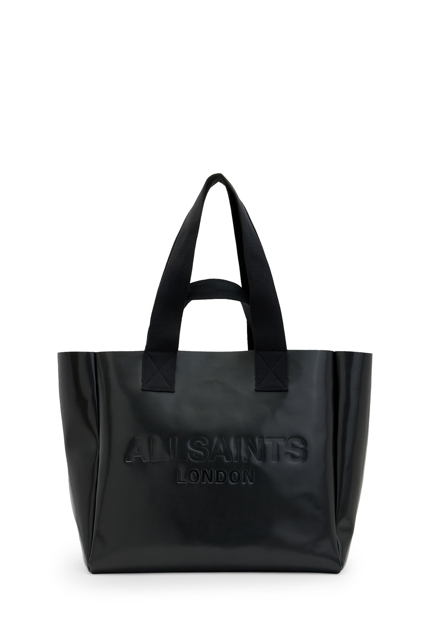 IZZY LEATHER TOTE BLACK 4