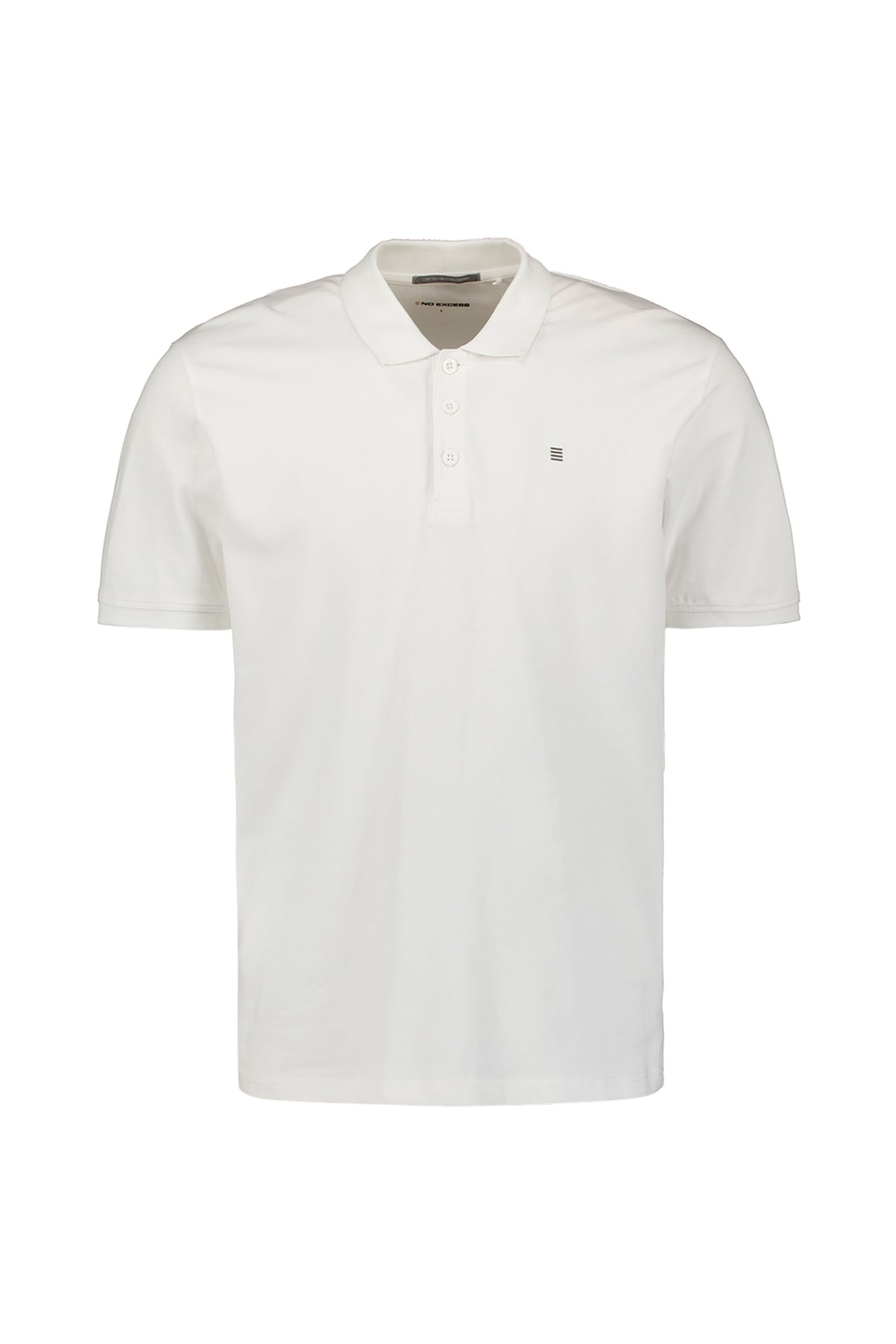 POLO PIQUE SOLID STRETCH WHITE 4
