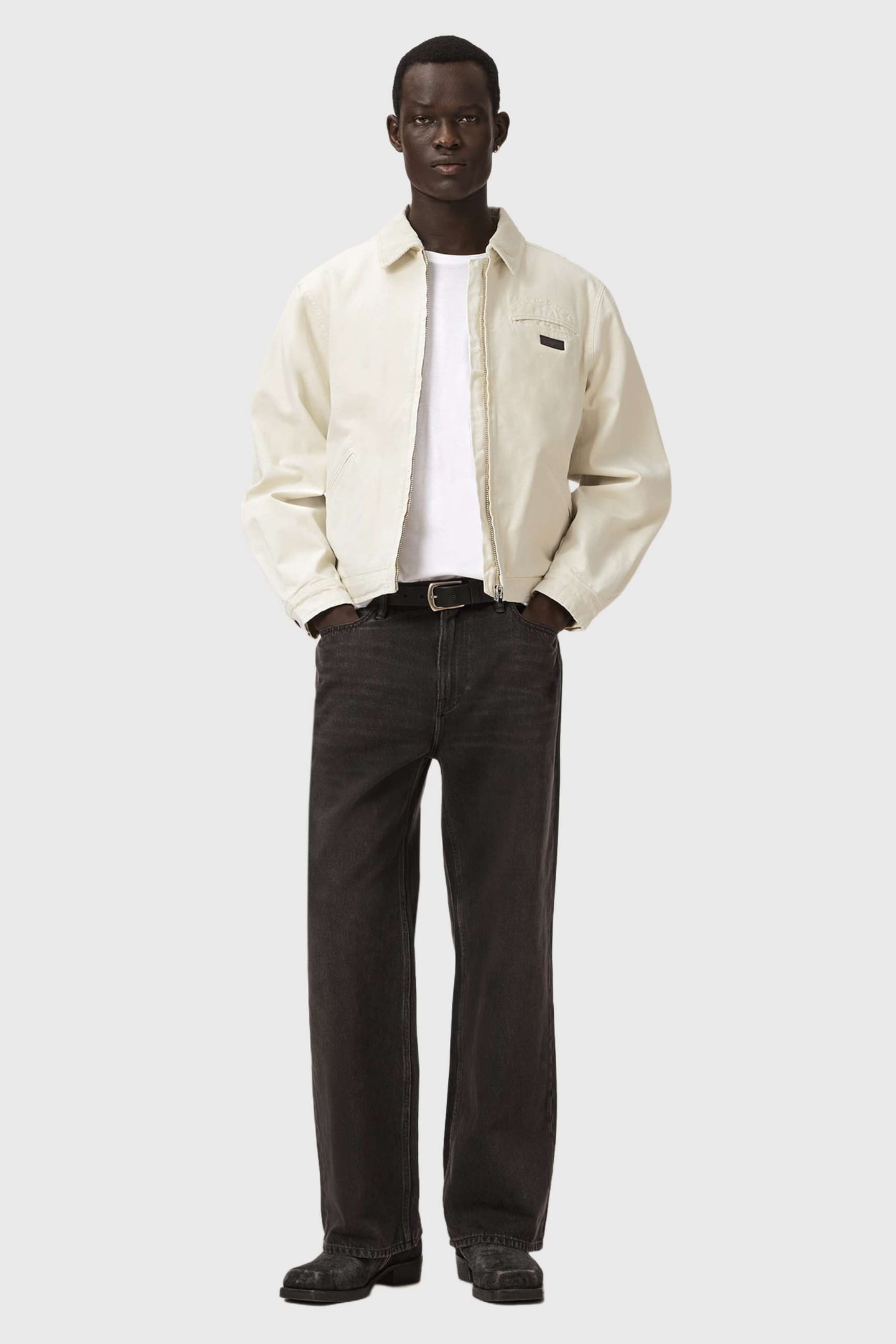 KOREY BORG JACKET PEBBLE WHITE 2
