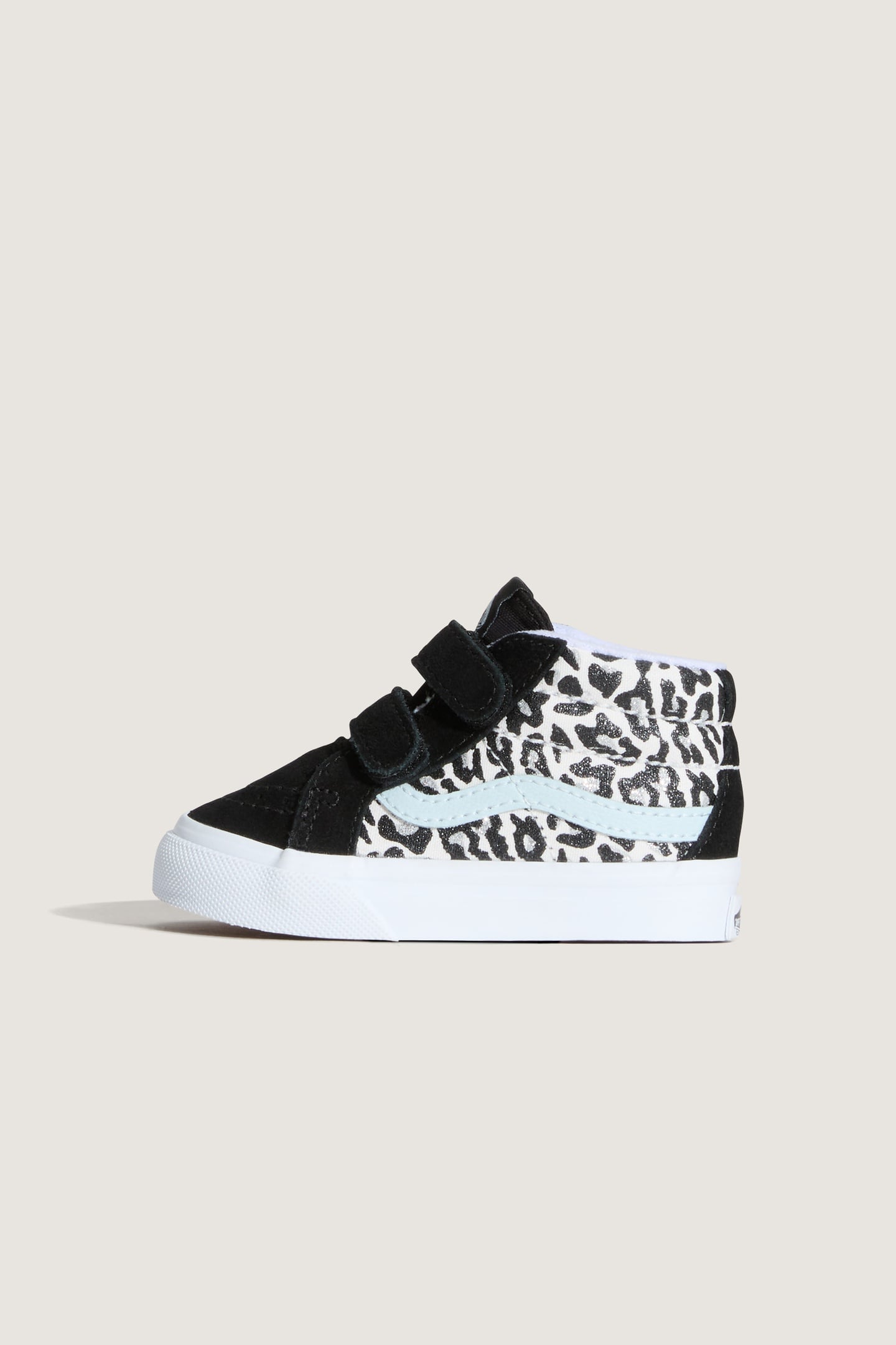 TODDLER SK8-MID REISSUE V LEOPARD GLITTER PASTEL BLUE 2