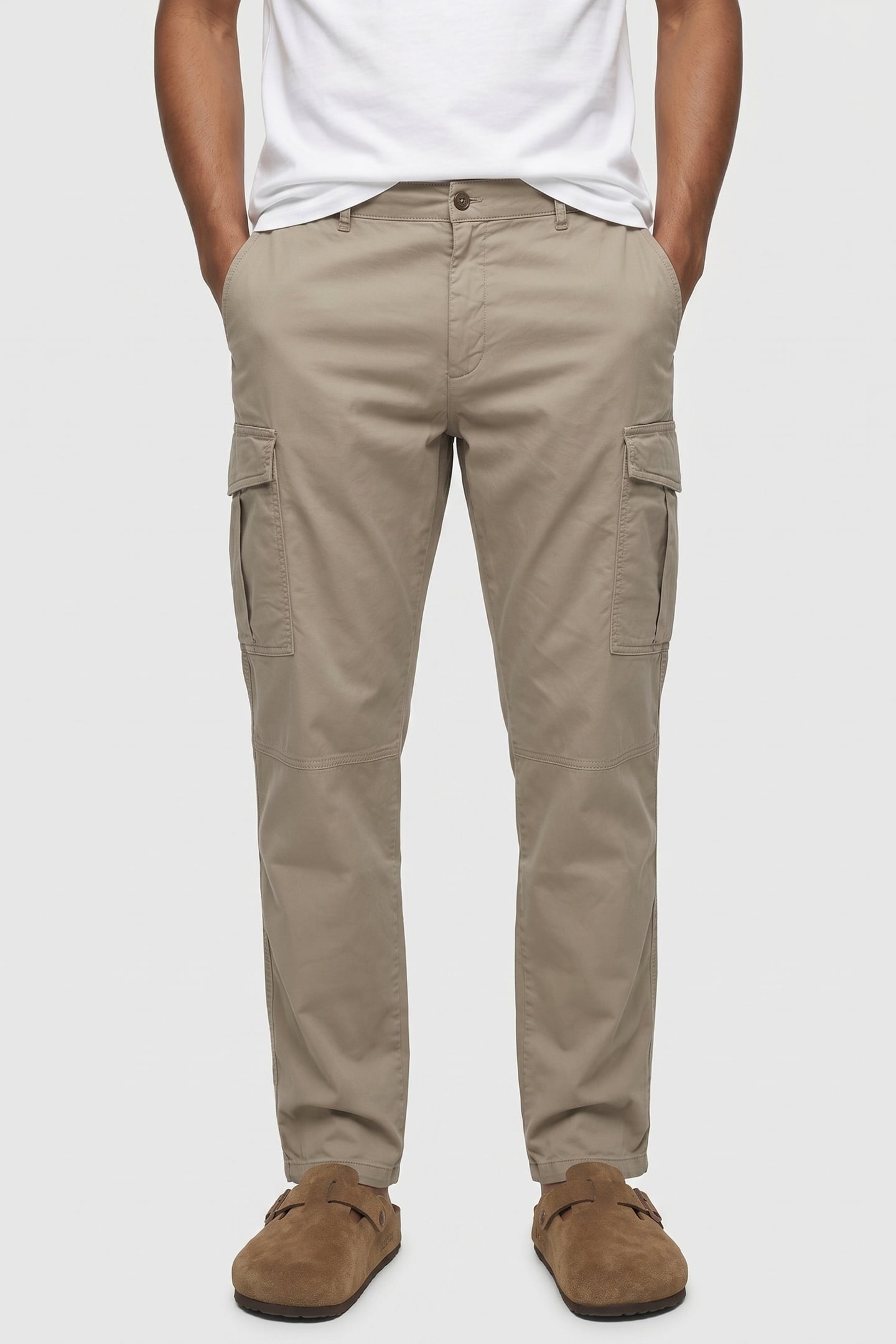 CARGO PANTS COTTON KHAKI 1