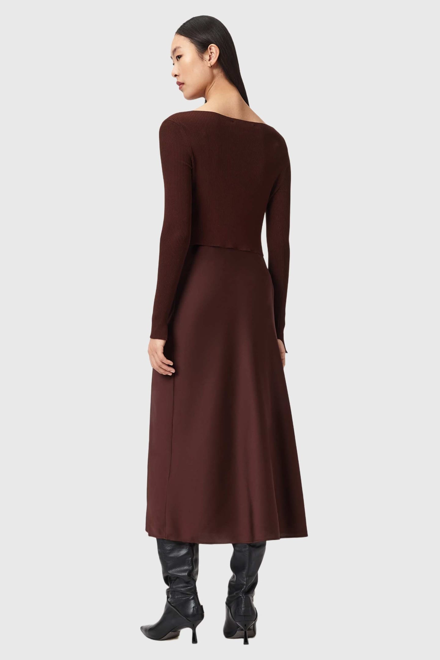 HERA DRESS BITTER BROWN 4