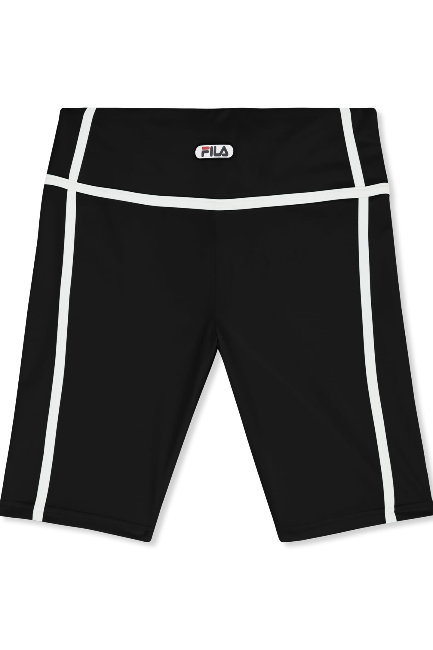 CONFINI SLIM CONTRAST TAPE SHORTS BLACK 4