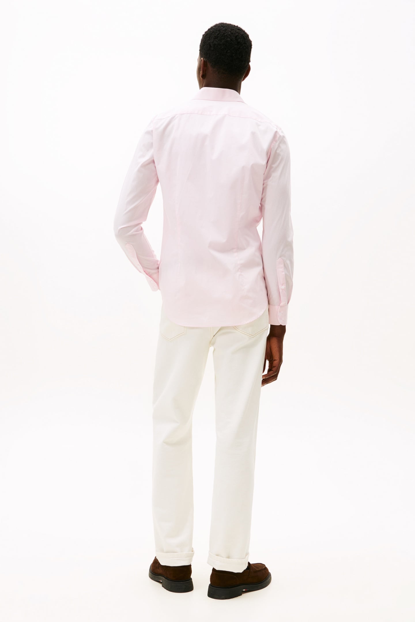 FLEX POPLIN SHIRT PEARL PINK 3