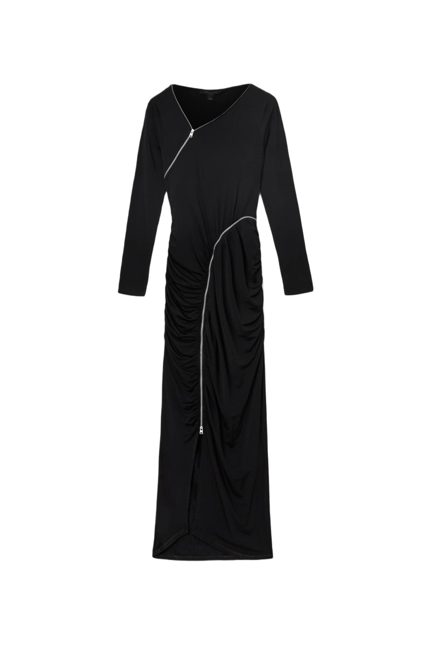 ELSIE ZIPPER DRESS BLACK 5