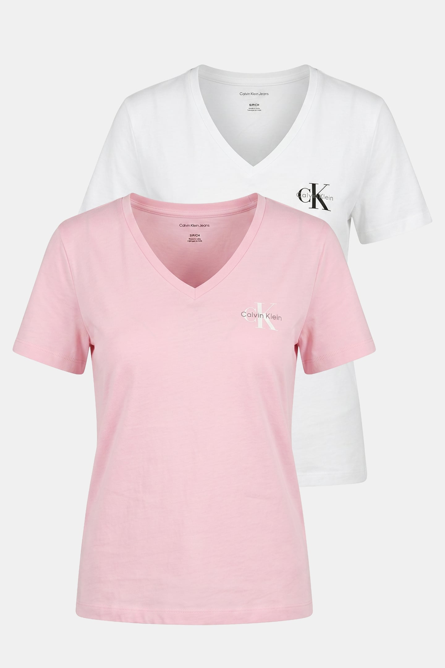 MONOLOGO V-NECK 2PACK TEE FAIRY TALE/BRIGHT WHITE 5
