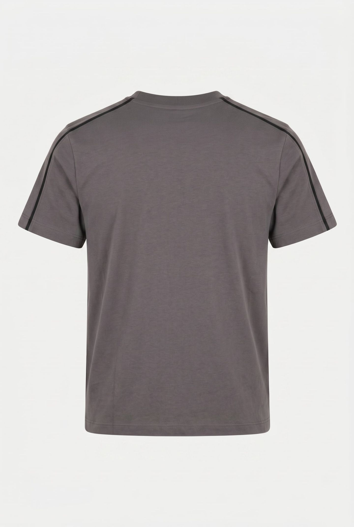 BOYS EMBRO PIPING S/S T-SHIRT COAL 3