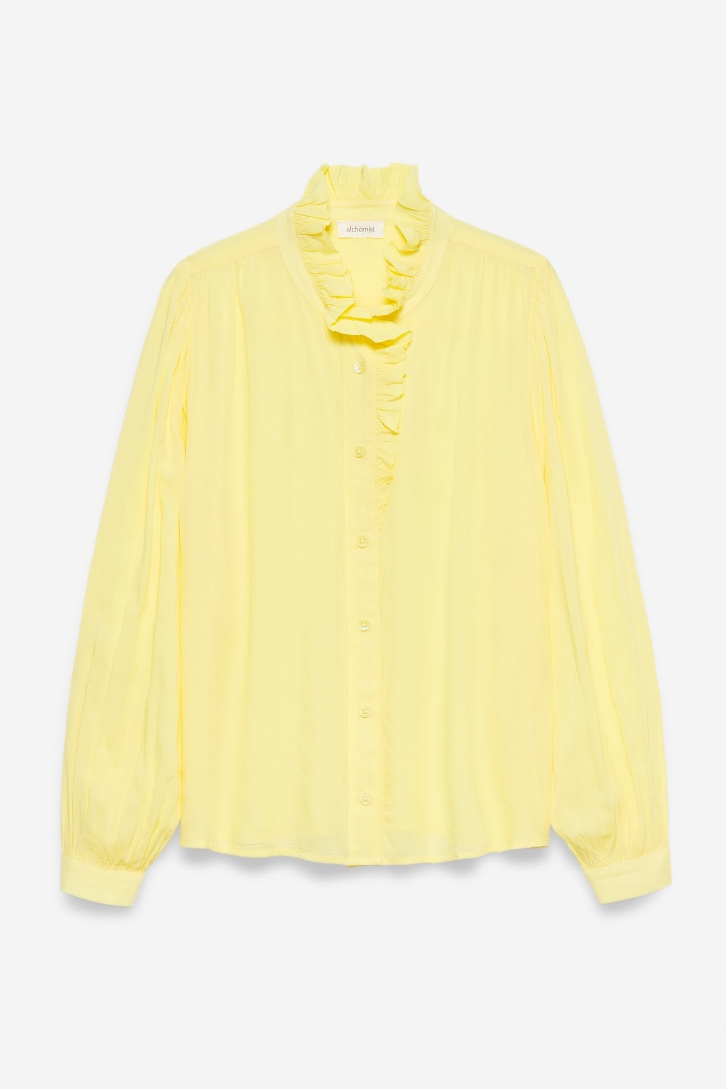 BLOUSE LUX BUTTER YELLOW 4
