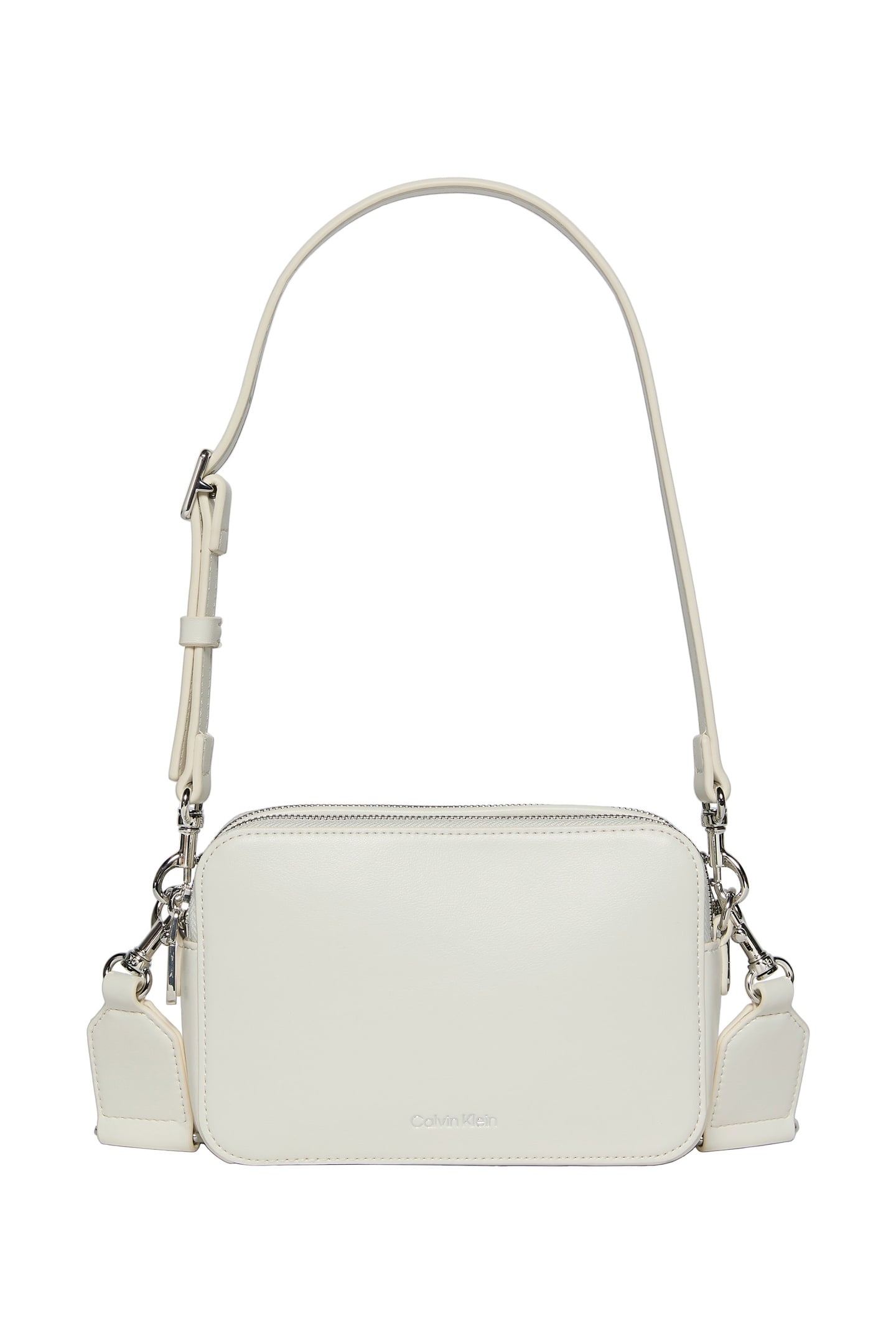 WEBBING DOUBLE STRAP CROSSOVER BAG LILY WHITE 1