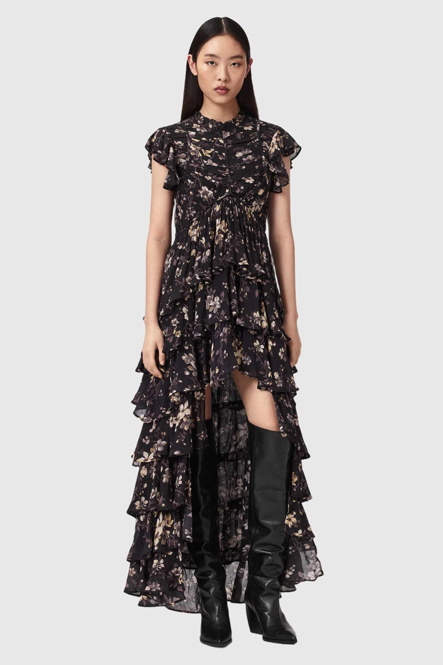 SHAELA DRESS VINE BLACK 3