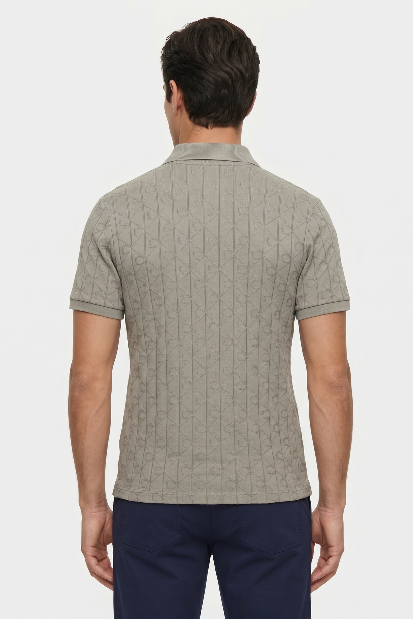 SS MERCERIZED POLO FOREST FOG 2