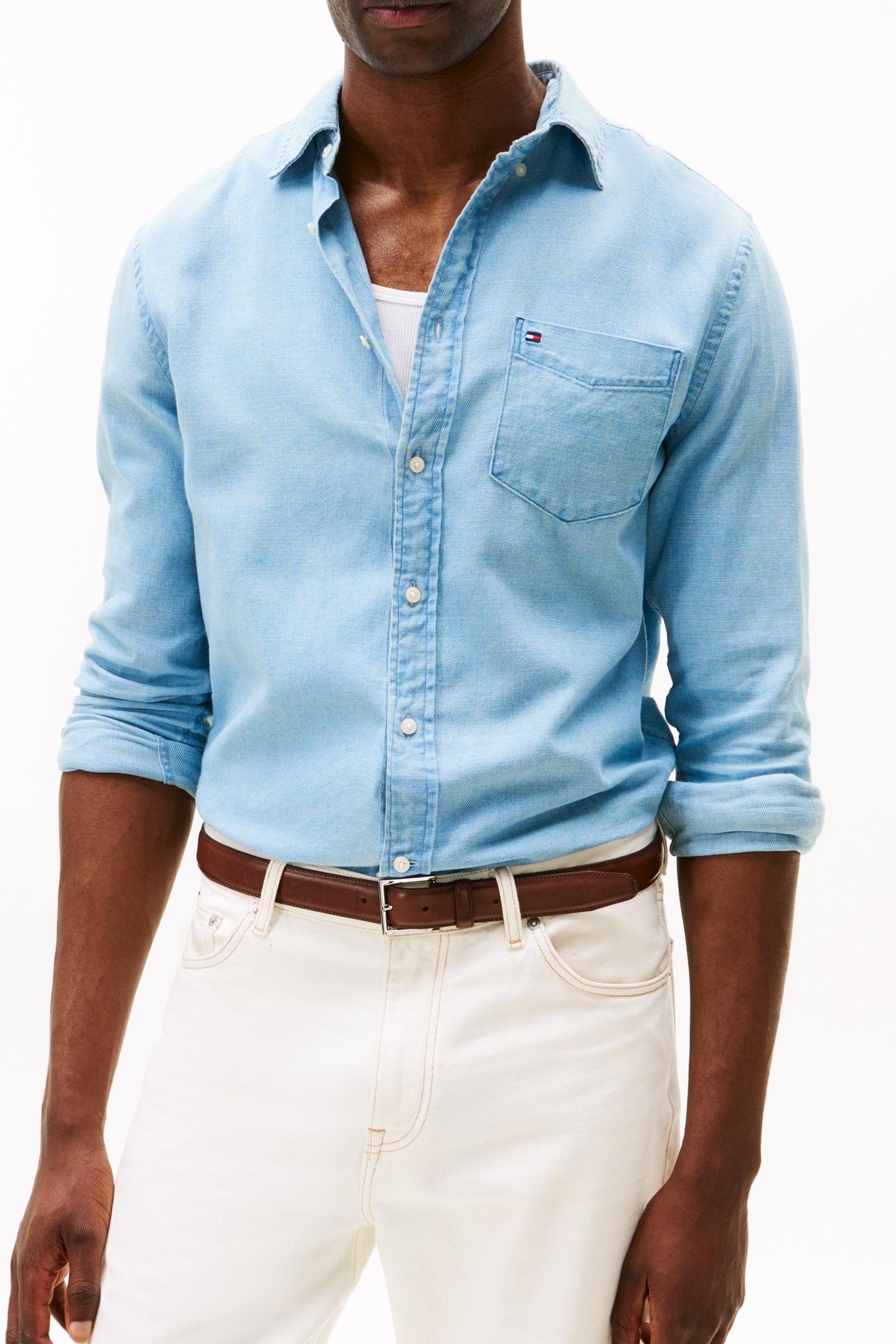 FLANNEL INDIGO SHIRT LIGHT BLUE INDIGO 4