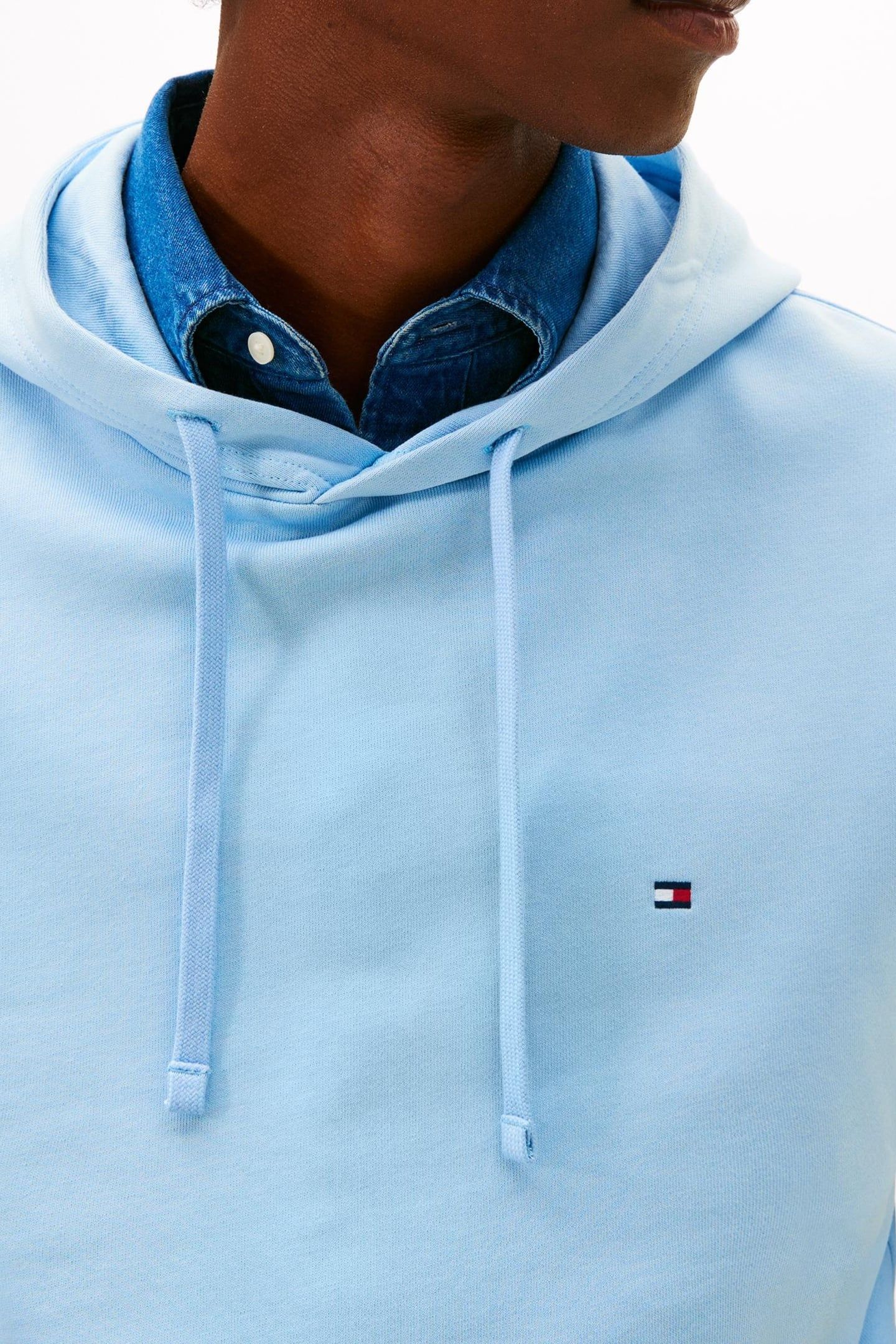 ESSENTIAL TERRY HOODIE WELL WATER 5