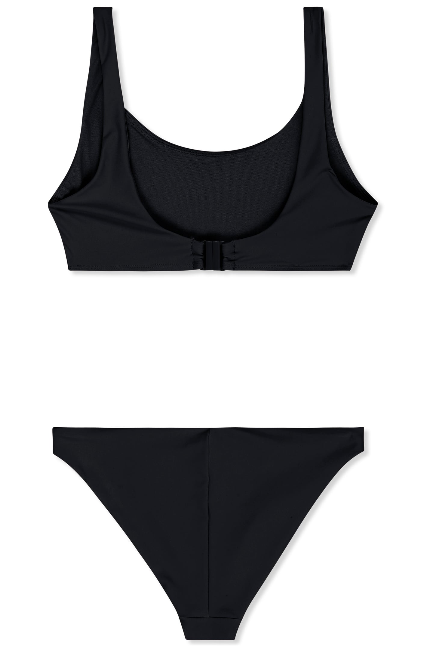 ISOLA LOGO SCOOP NECK BIKINI BLACK 5