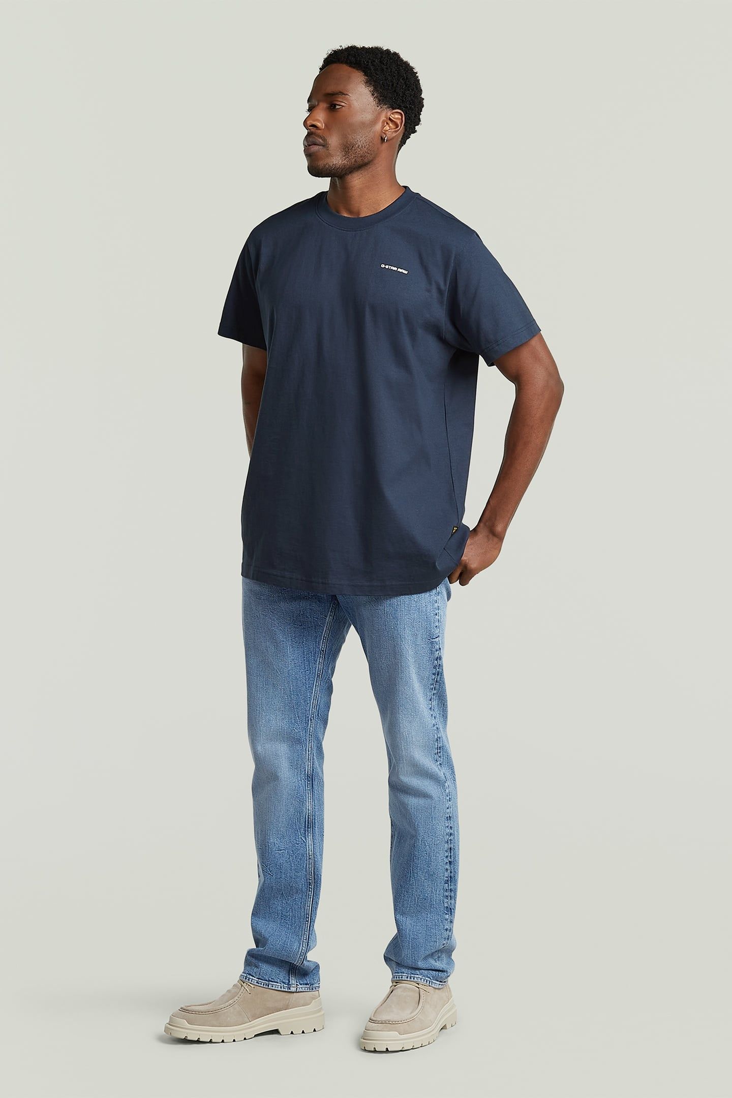 CHEST LOGO LOOSE R T BLUE 4