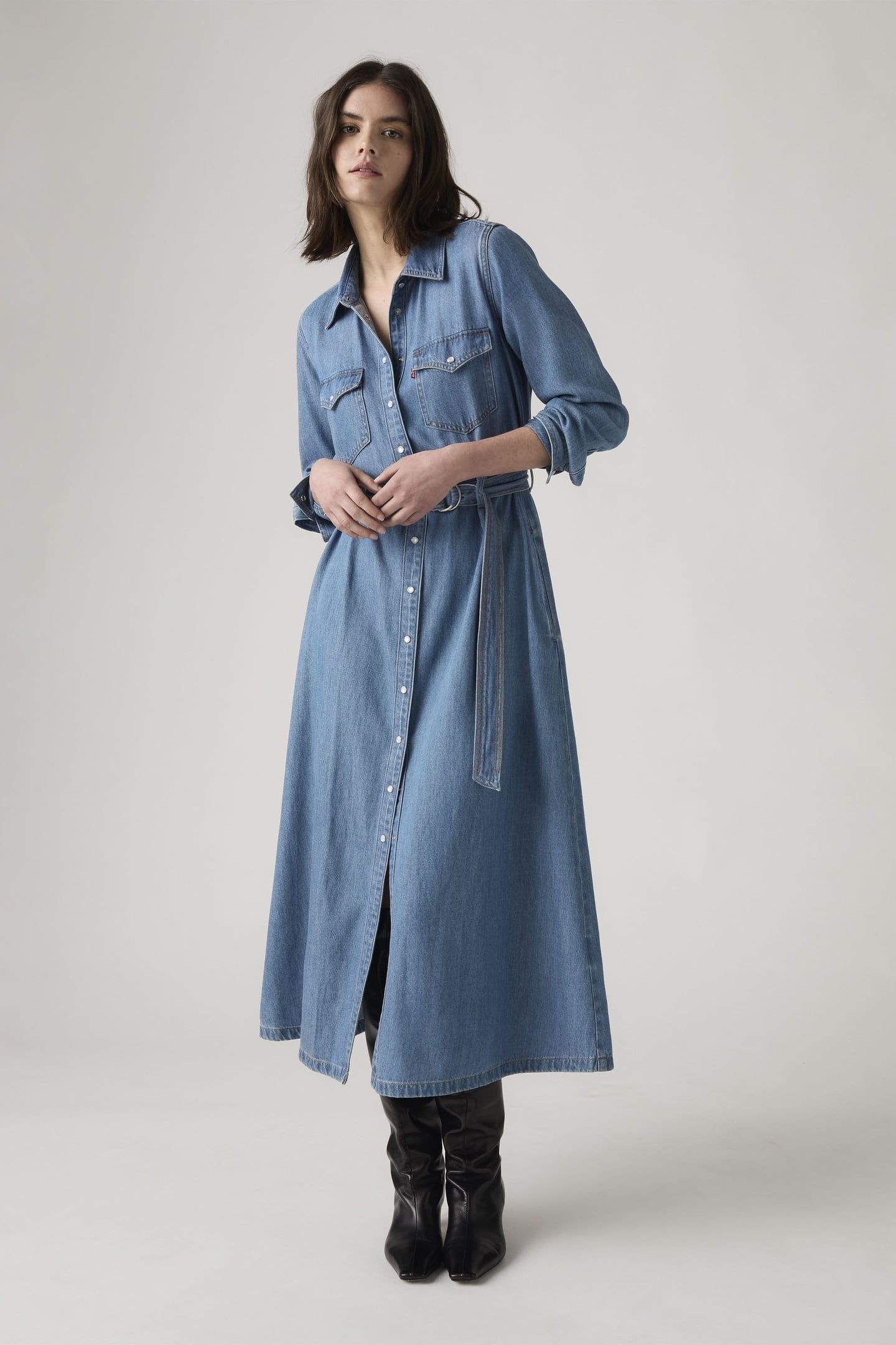QUINCEY LONG SLEEVE MAXI DRESS 1