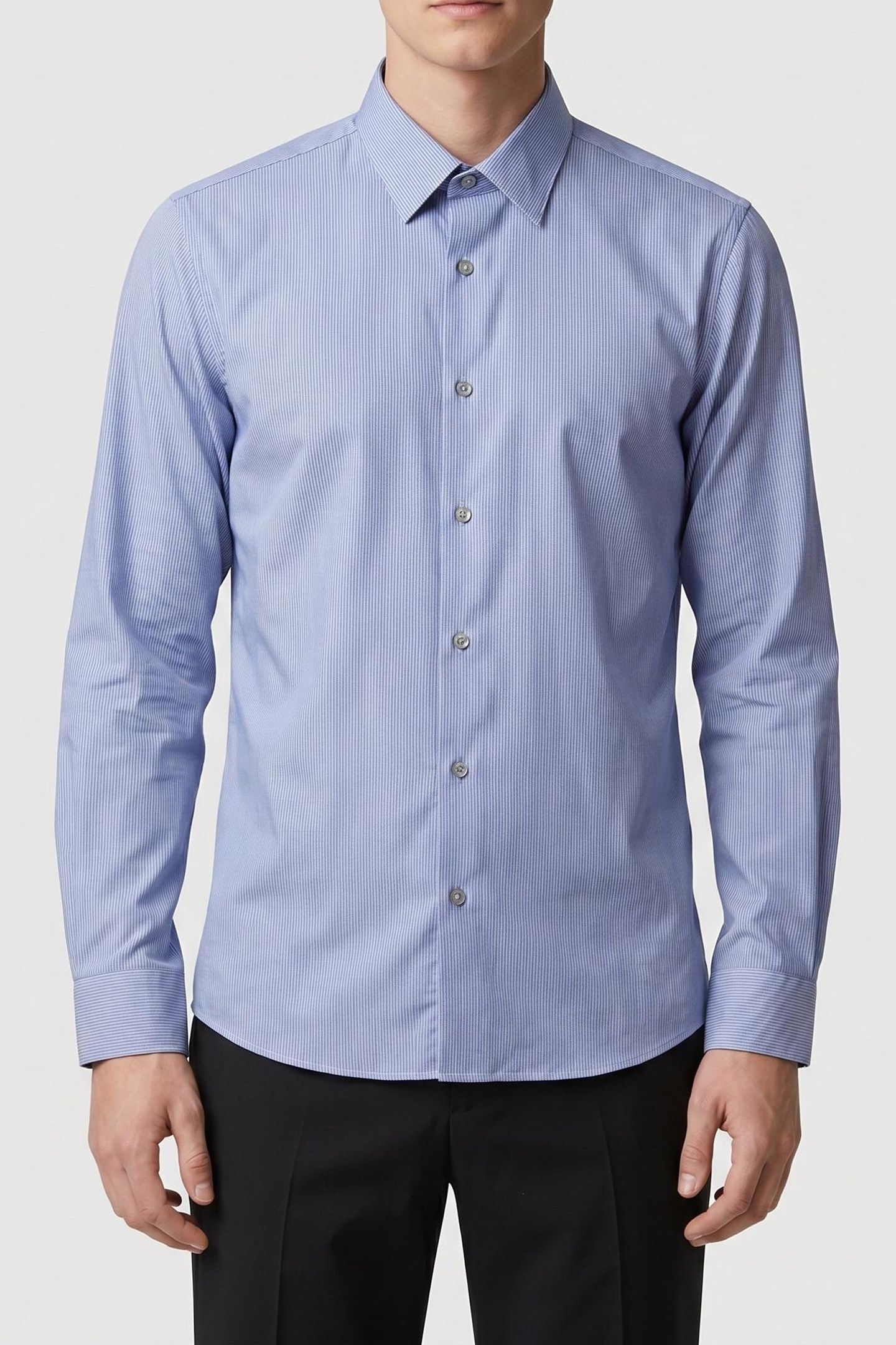 SLIM PERFORMANCE SHIRT NAVY 1