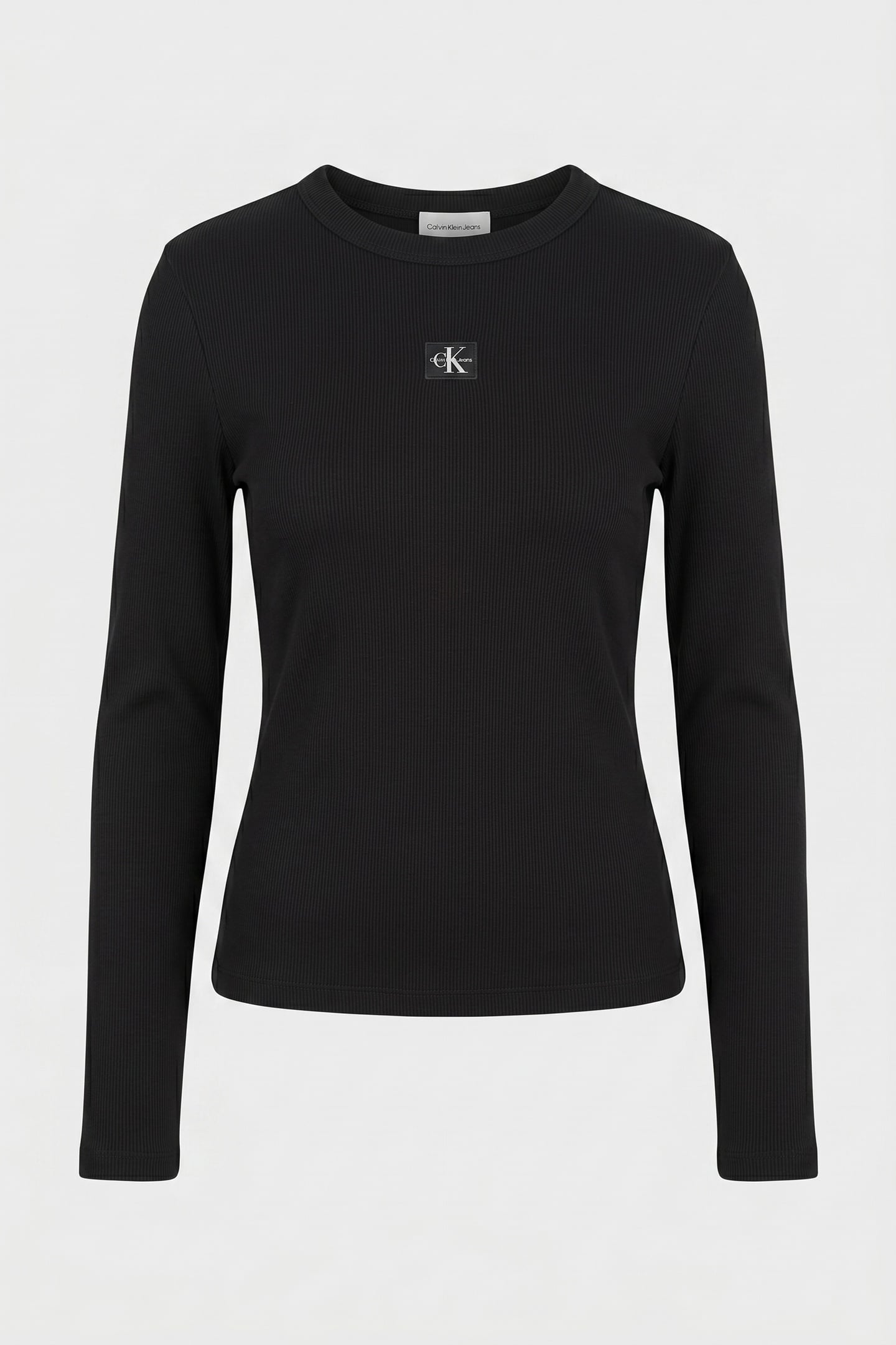 LS WOVEN LABEL 2X2 TOP BLACK 3