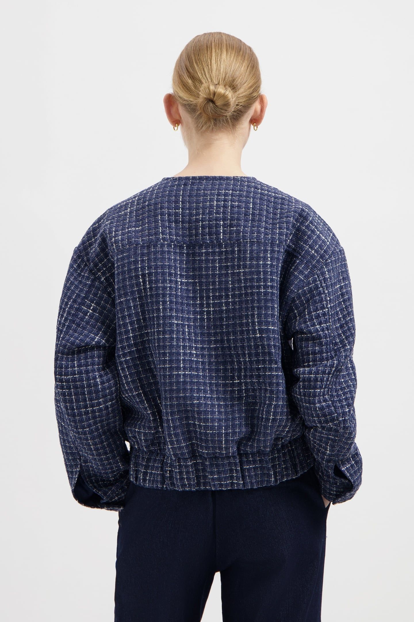 NOUS SOMMES LABELS – SUSIE TWEED JACKET NAVY 3