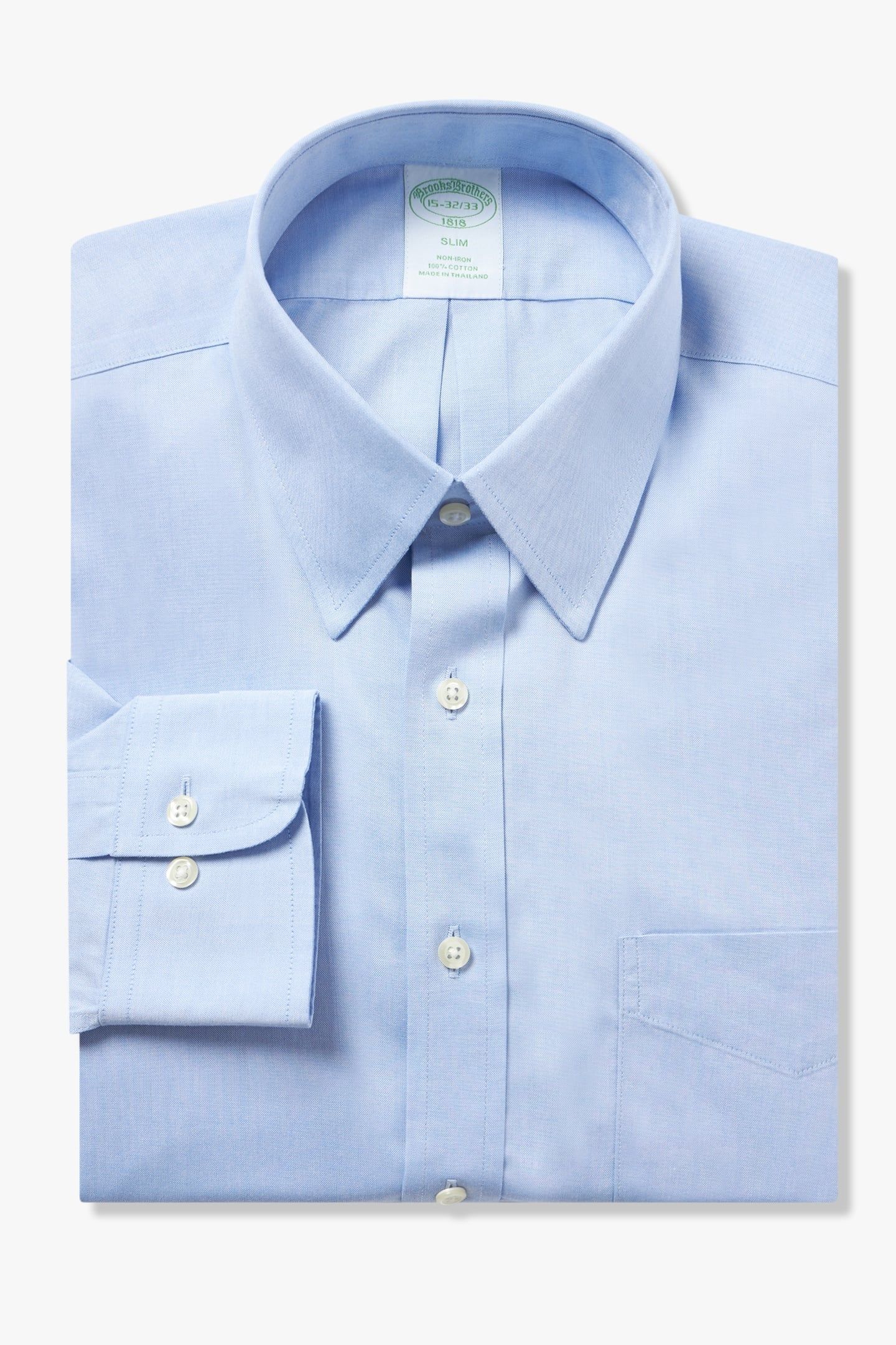 NON-IRON SOLID SHIRT LIGHT BLUE 2