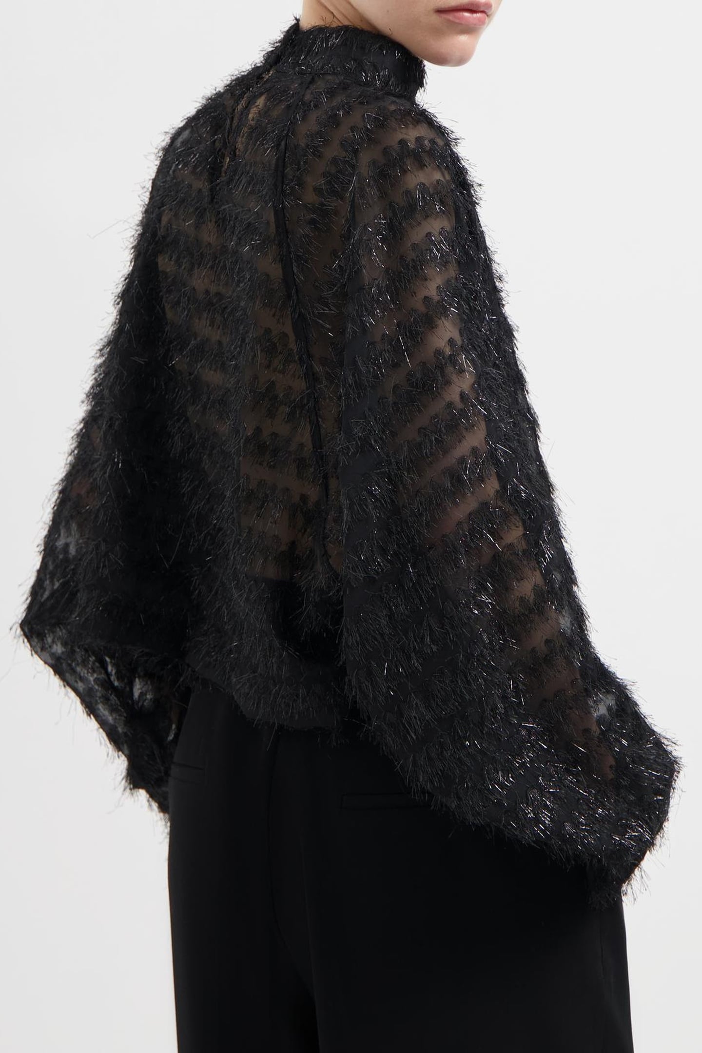 NOUS SOMMES LABELS – REGGIE BLOUSE BLACK 3