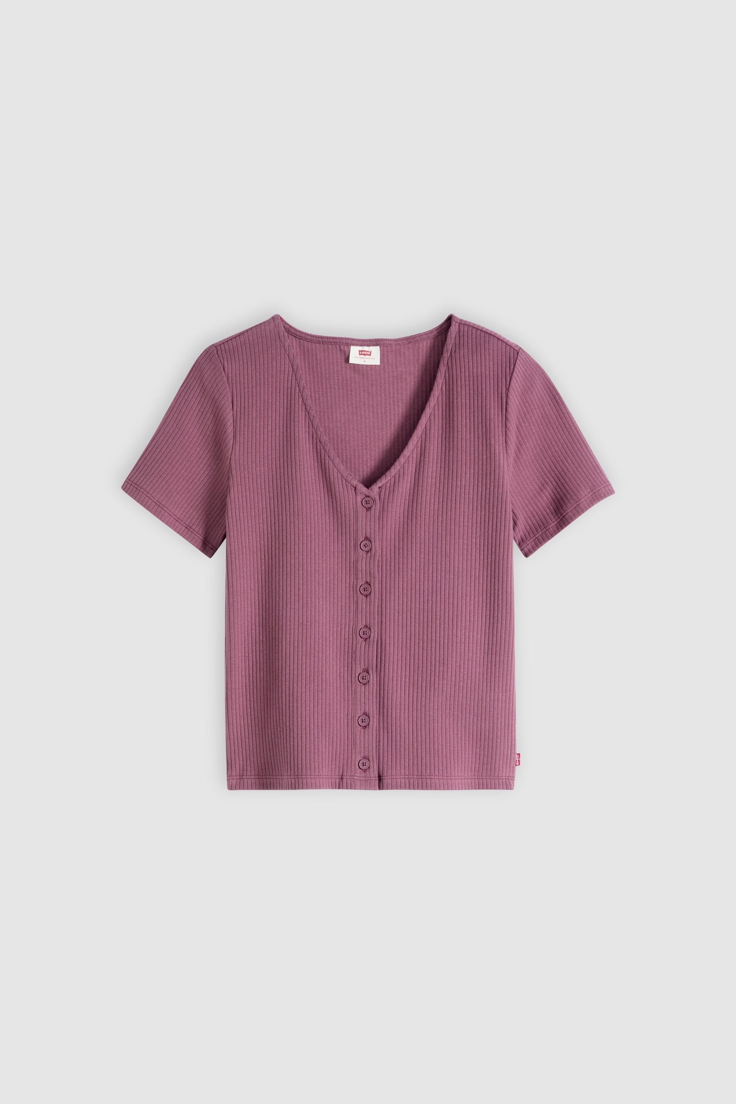MUSE SS TEE CRUSHED BERRY RIB 3