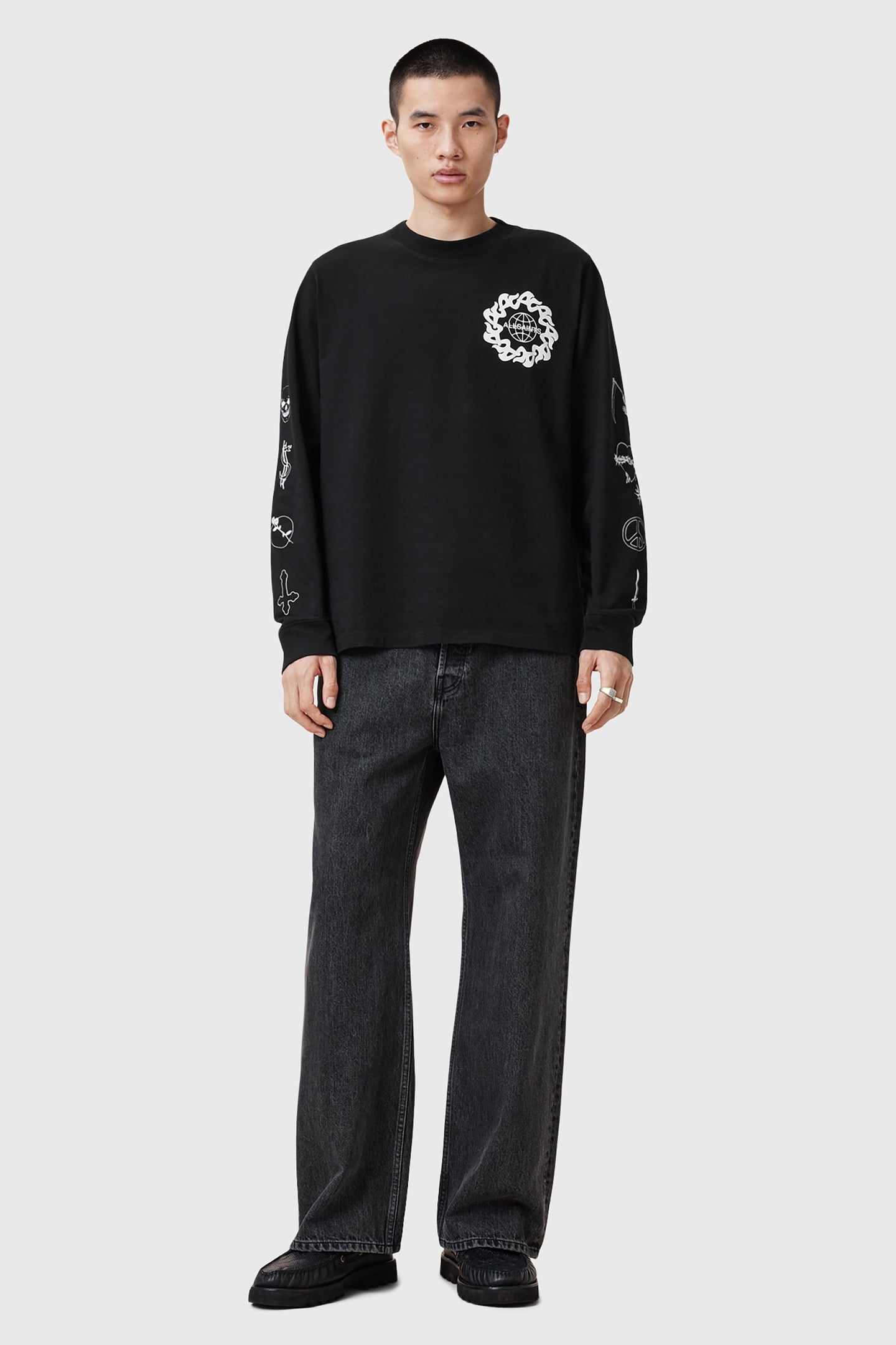 ORBITAL LS CREW WASHED BLACK 4