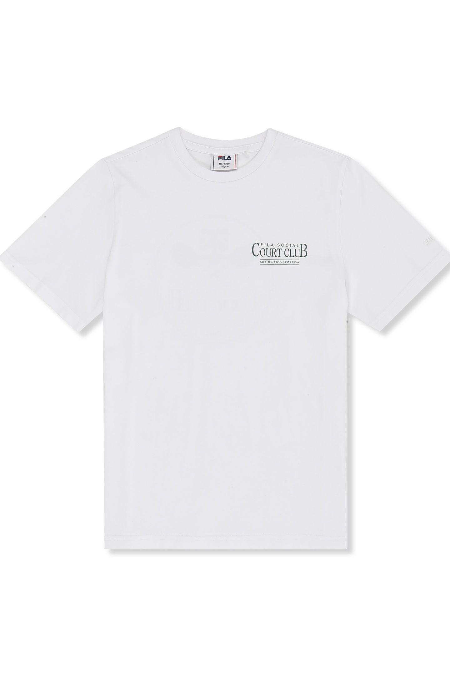 MONTANELLI LOOSE GRAPHIC T-SHIRT BRIGHT WHITE 1