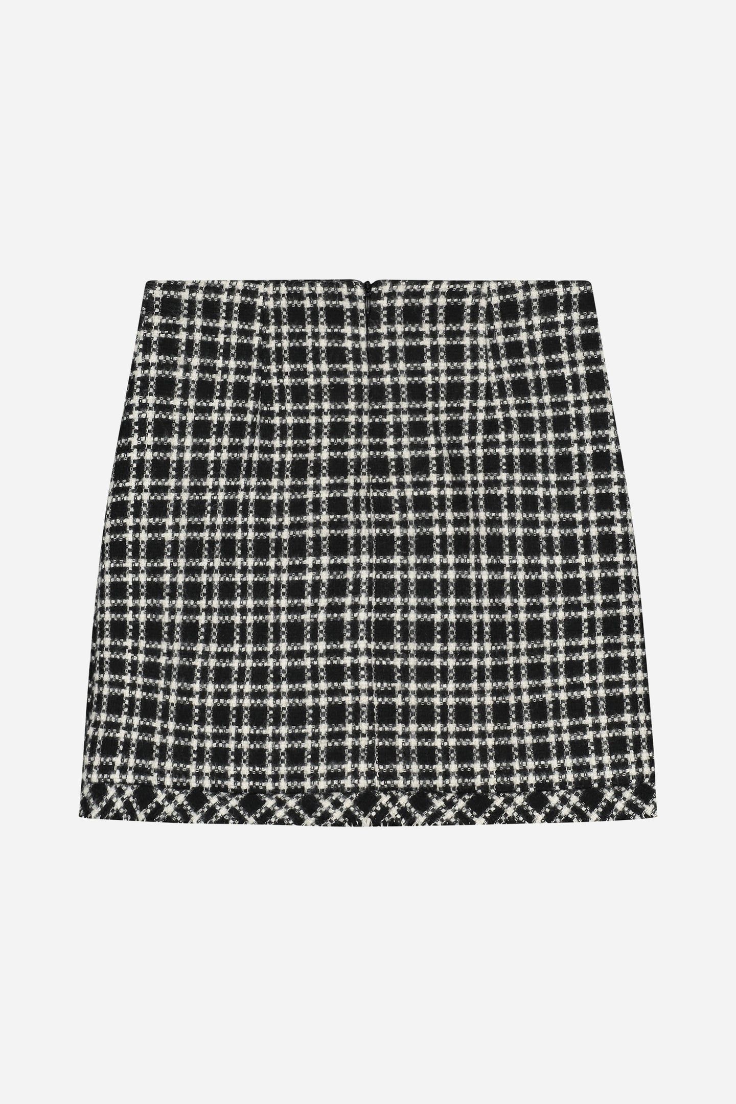 NOUS SOMMES LABELS – GRACIE TWEED SKIRT BLACK 4