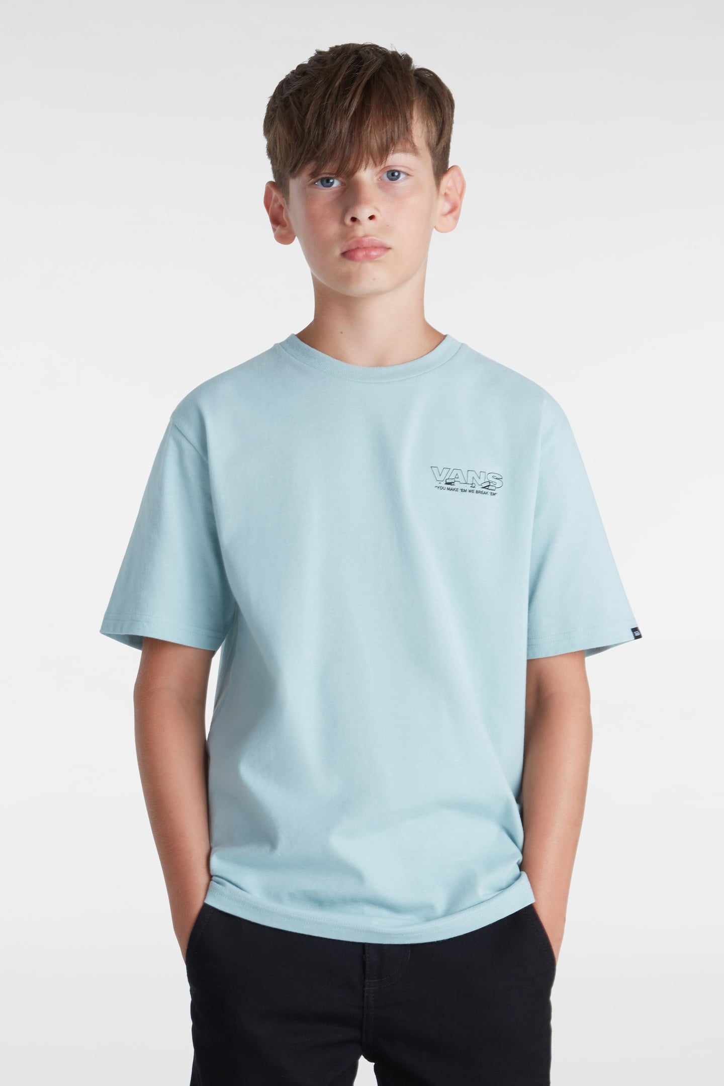 BOYS BREAK MADE SS GRAY MIST 2