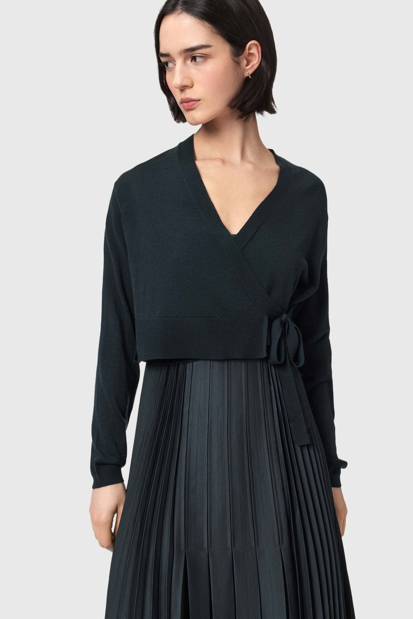 LUCILLE DRESS CARBON BLUE 4