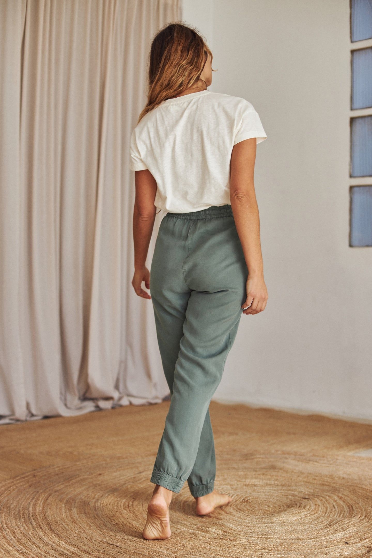 KAAFU PANTS WASHED GREEN 2