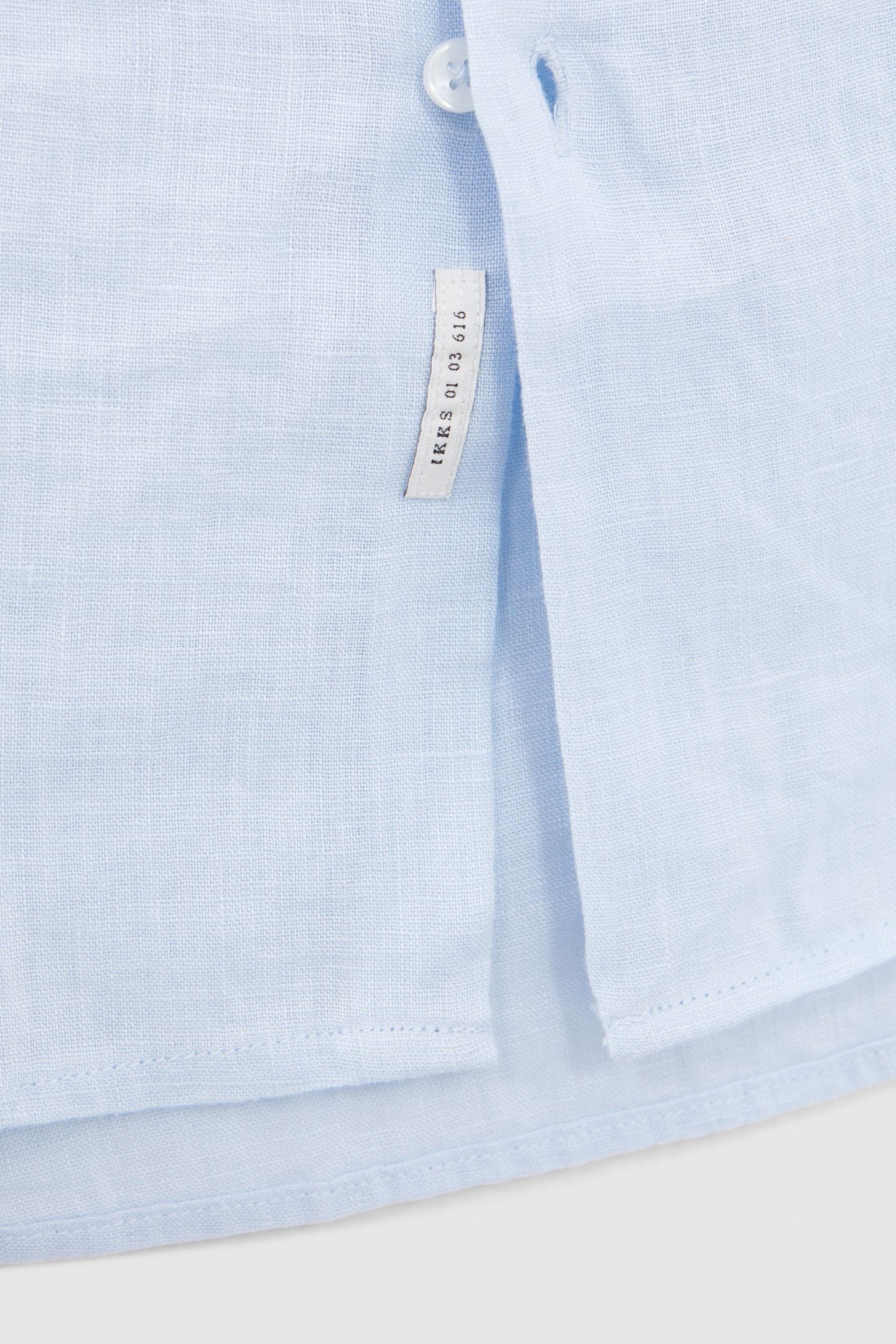 SKY PURE LINEN REGULAR SHIRT WITH MANDARIN COLLAR 6